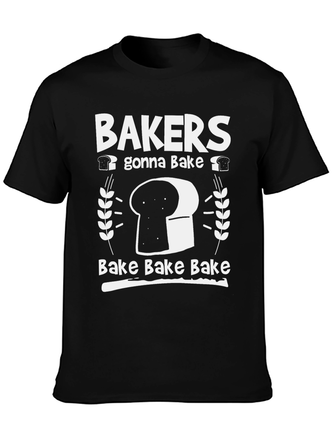 Black Bakers Gonna Bake T-Shirt - Funny Baking Tee view 3