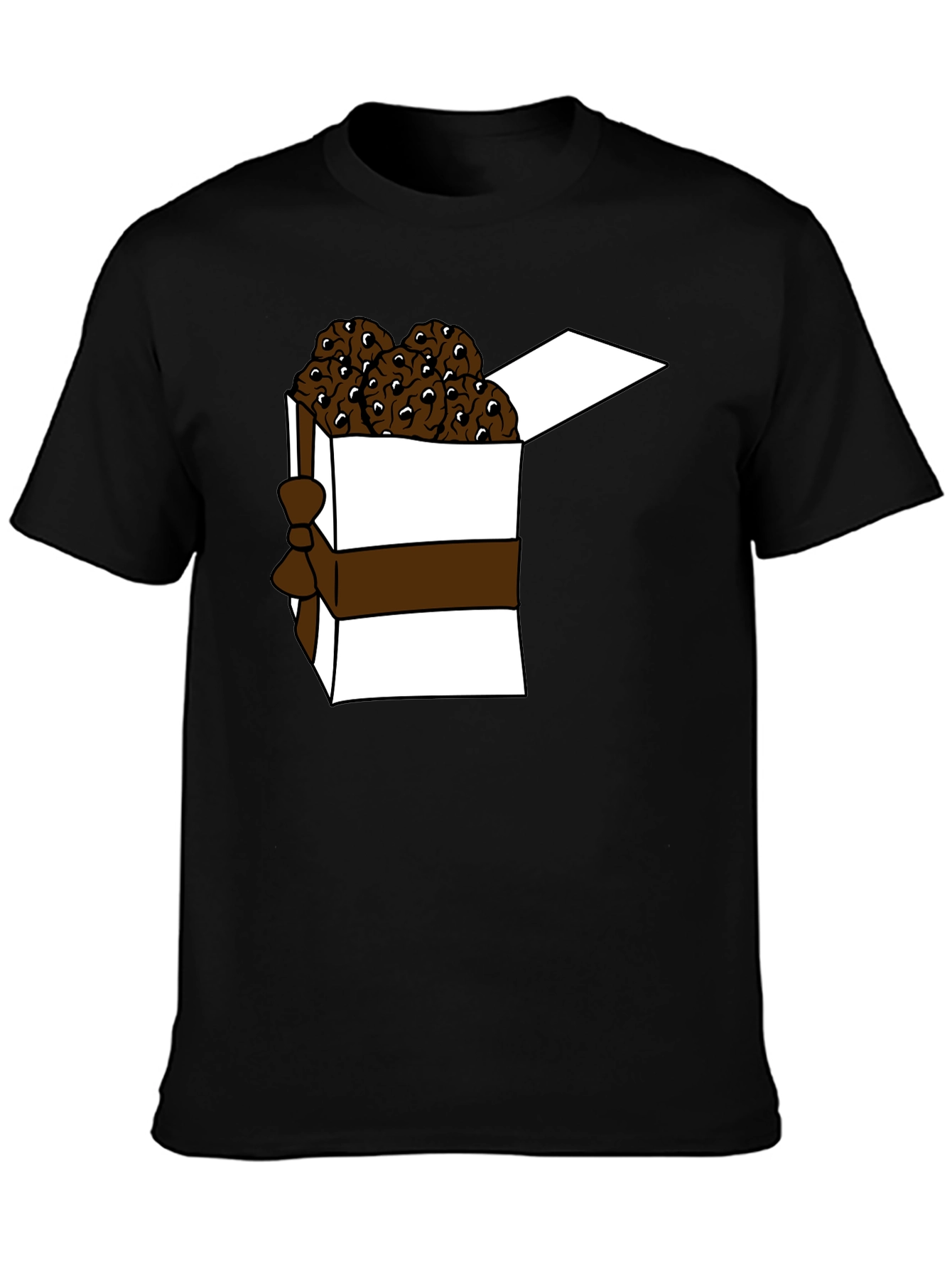Black Cookies In a Box T-Shirt view 3