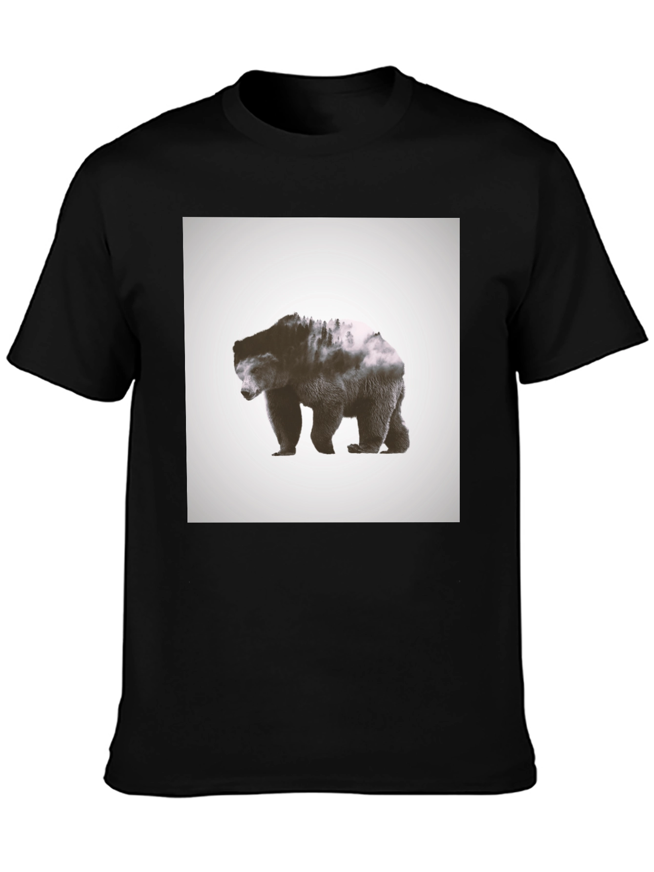 Black Bear Nature T-Shirt view 3