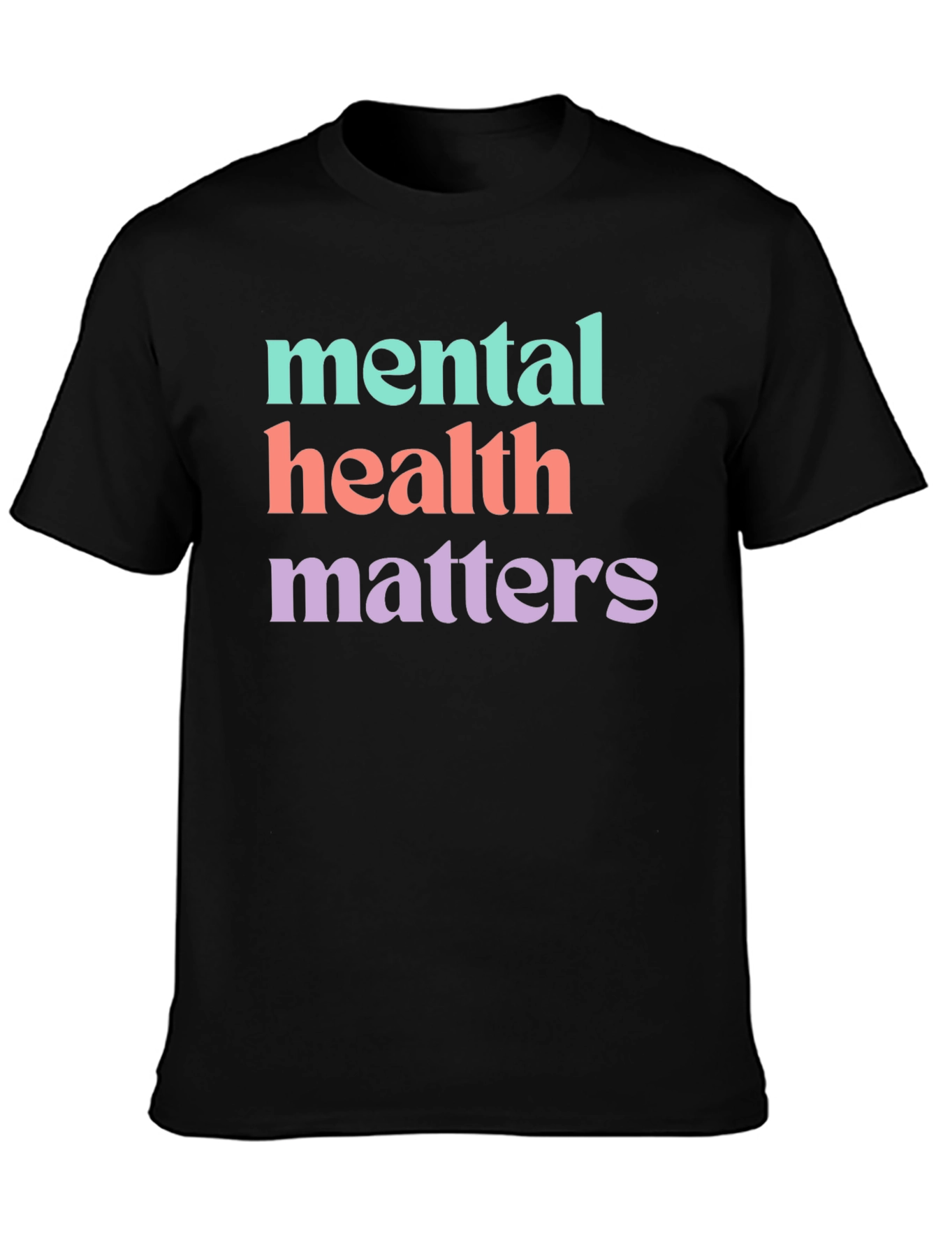 Black Mental Health Matters T-Shirt - Stylish Awareness view 3