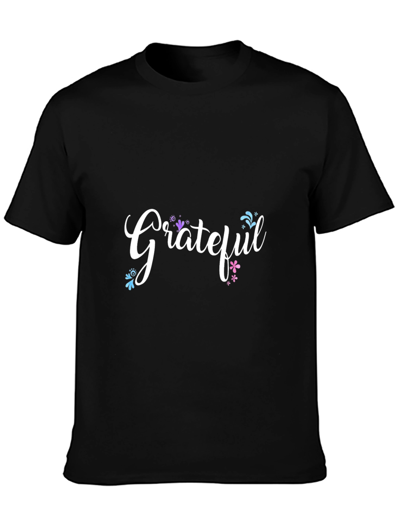 Black Grateful Graphic Tee - Stylish Comfort view 3