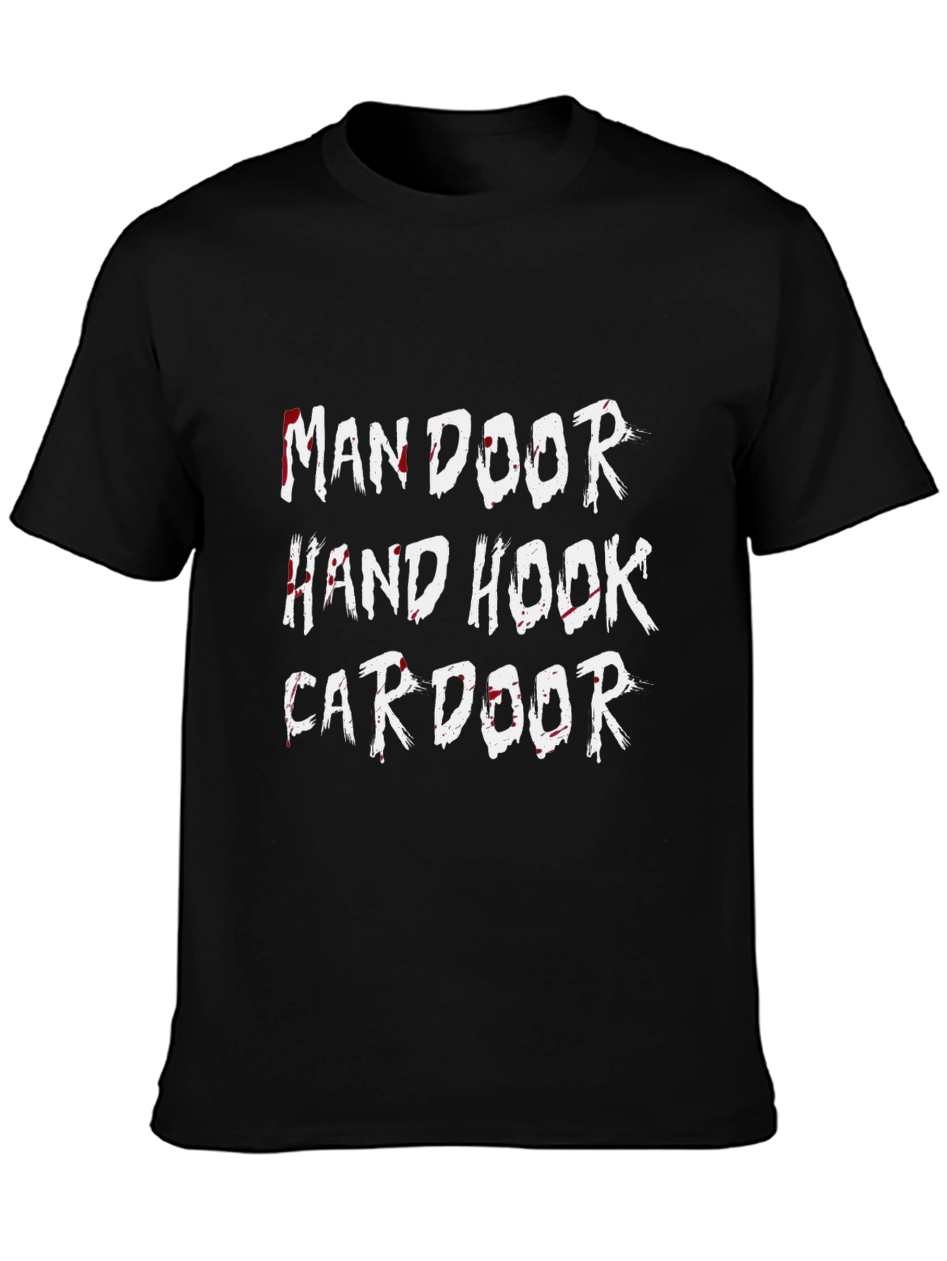Black Man Door Hand Hook Car Door T-Shirt view 3