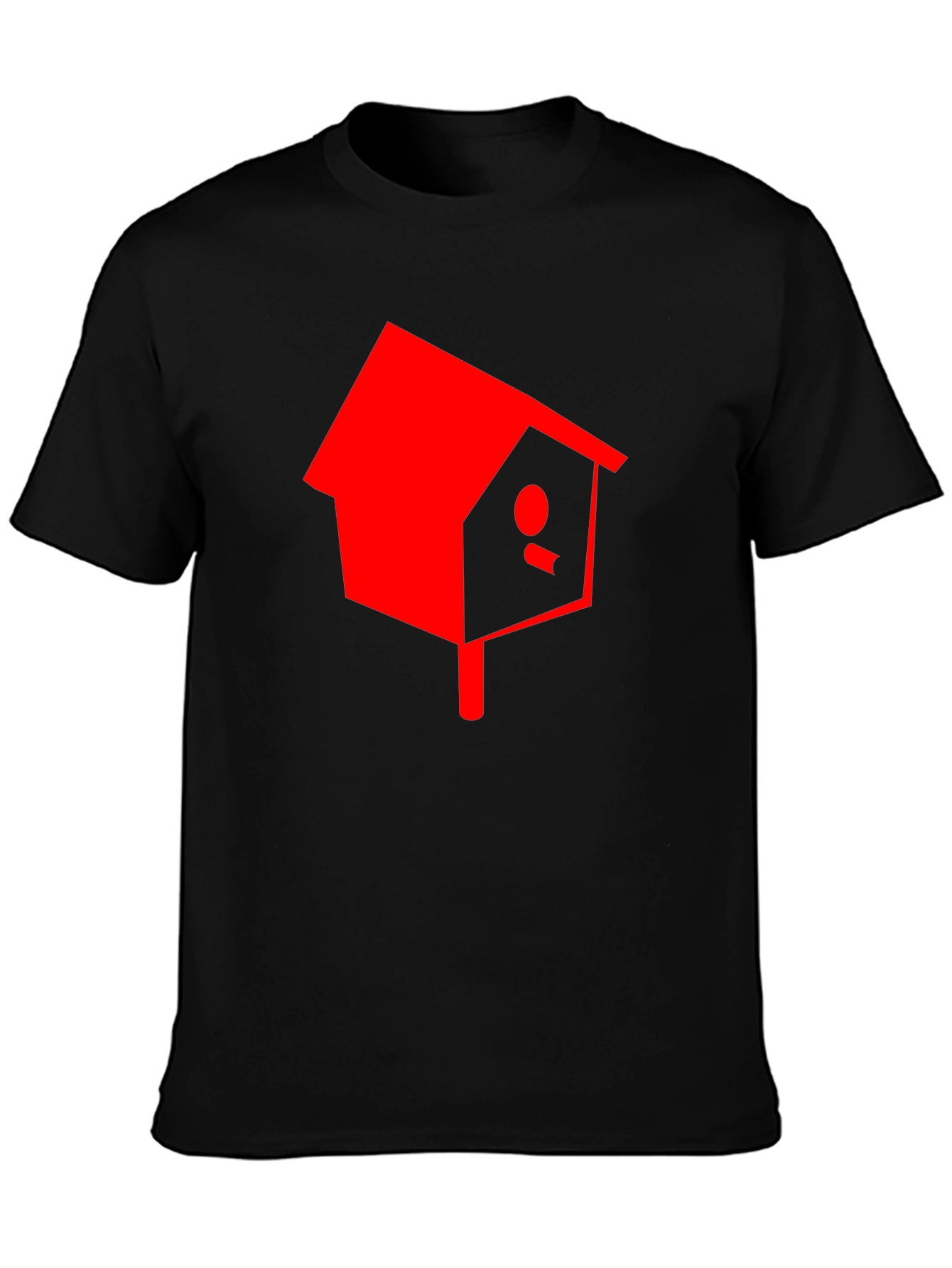 Black Birdhouse Graphic Tee - Stylish Comfort view 3