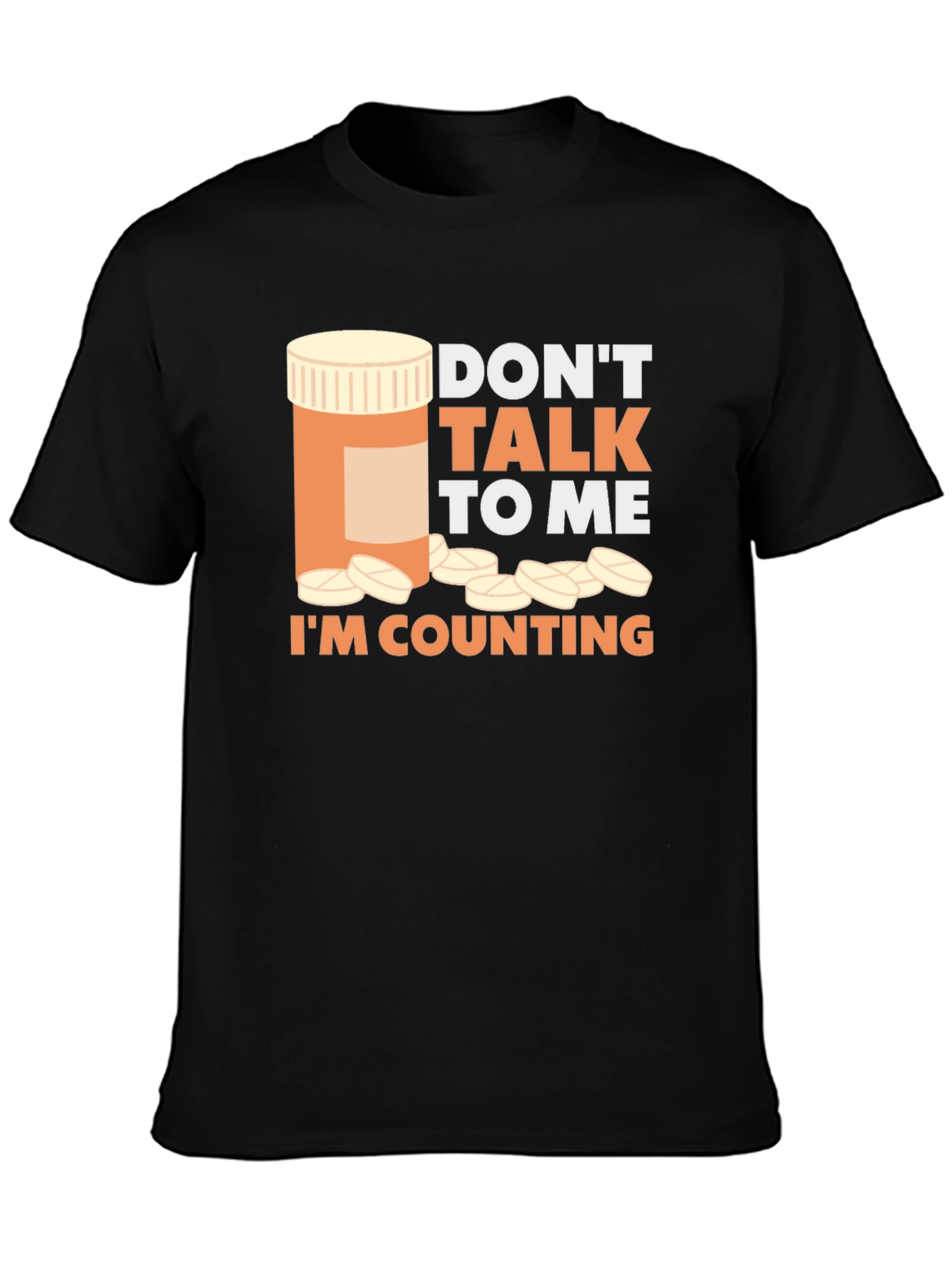 Black Don't Talk To Me I'm Counting T-Shirt view 3