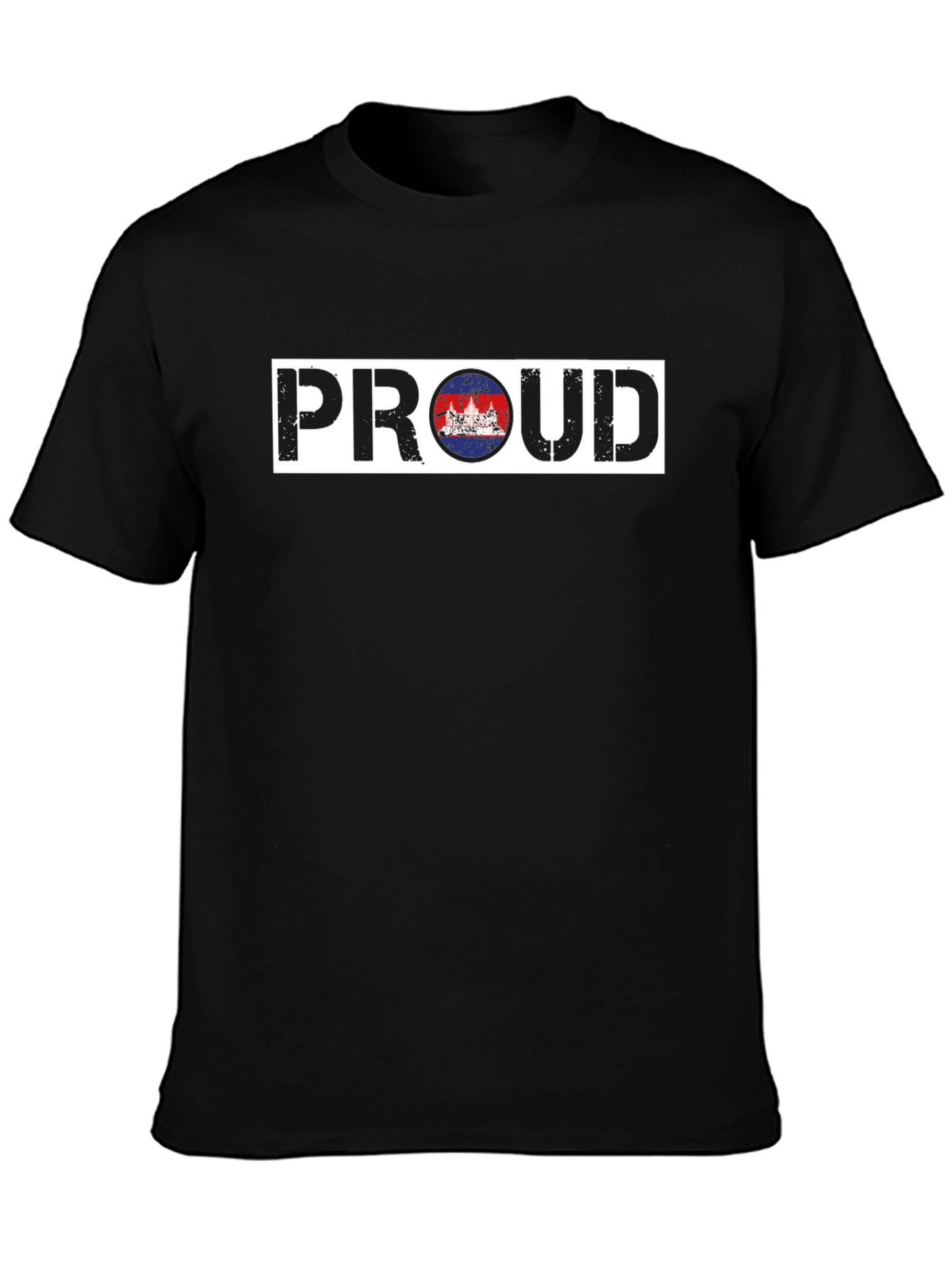 Proud Country Flag Graphic Tee - Black - 3
