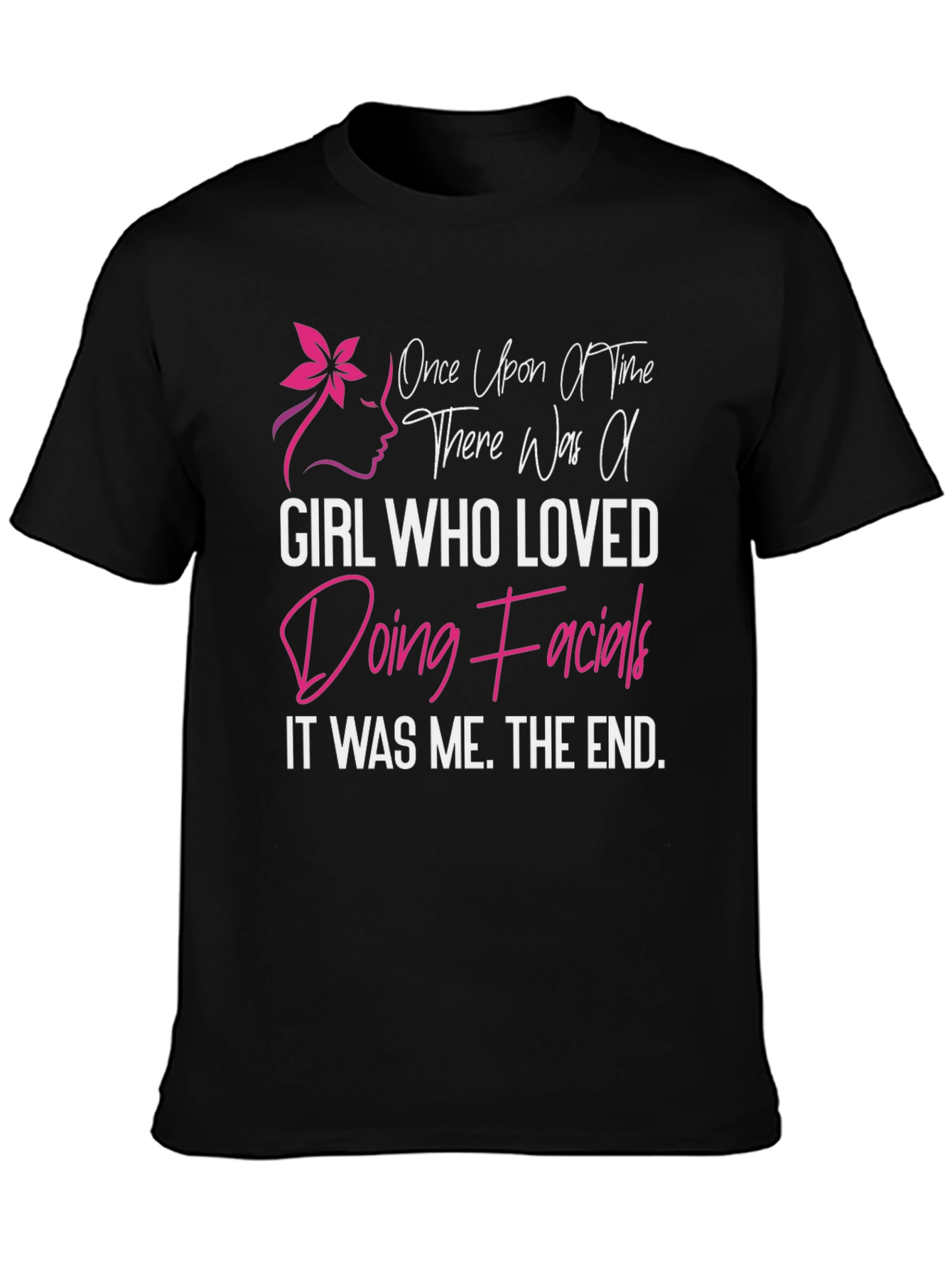 Black Girl Who Loves Doing Facials T-Shirt view 3