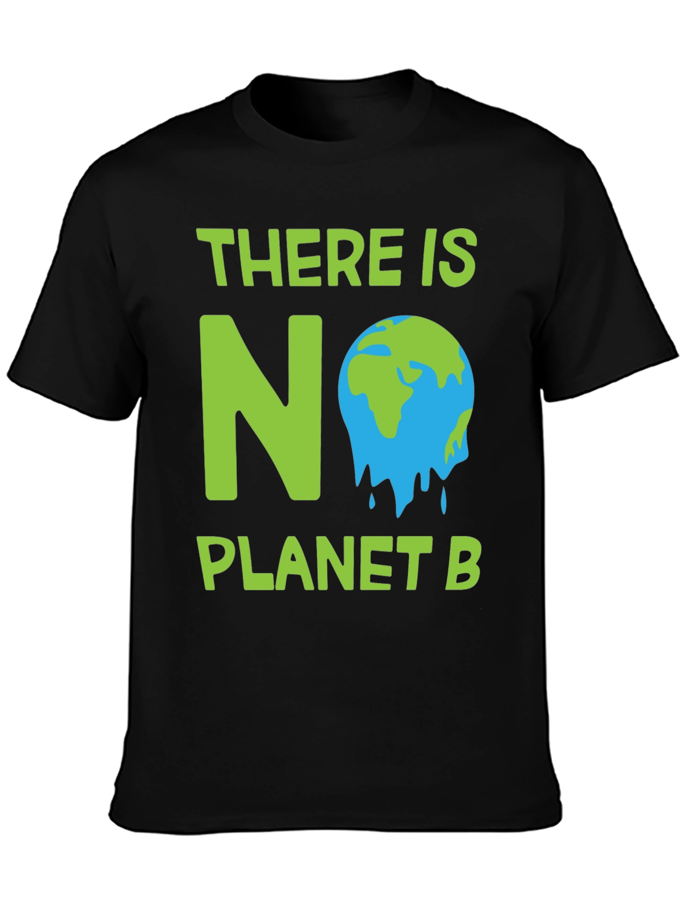 Black There Is No Planet B Graphic Tee view 3