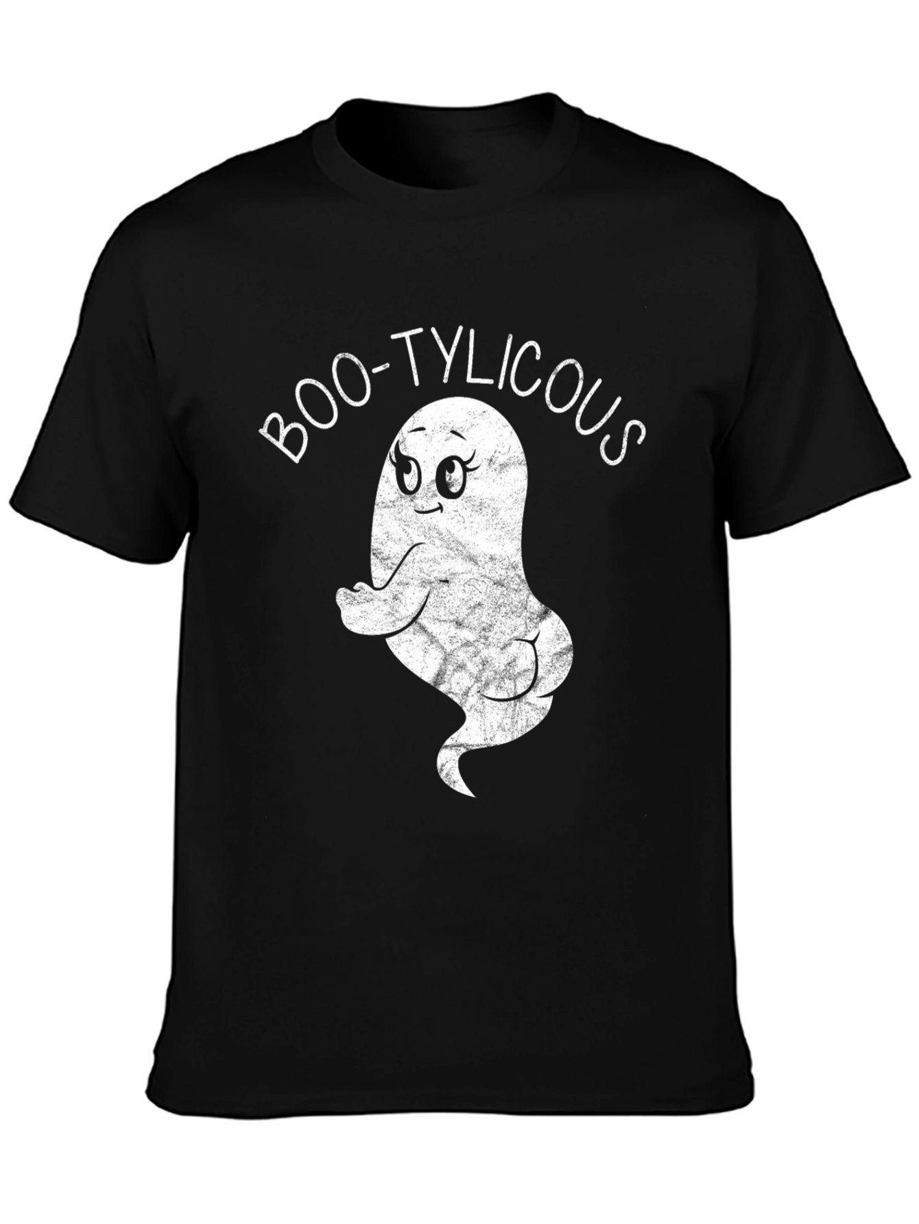 Black Boo-tylicious Ghost Graphic Black Tee view 3
