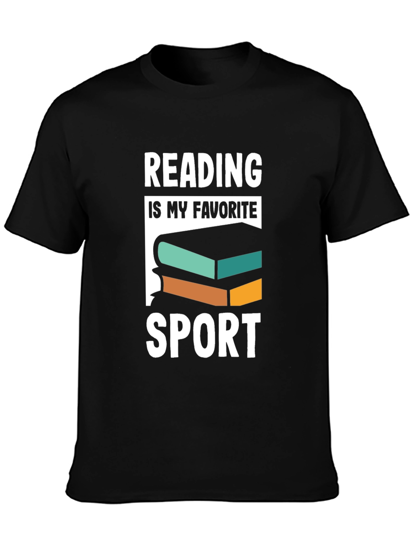 Reading is My Favorite Sport Graphic T-Shirt - 3