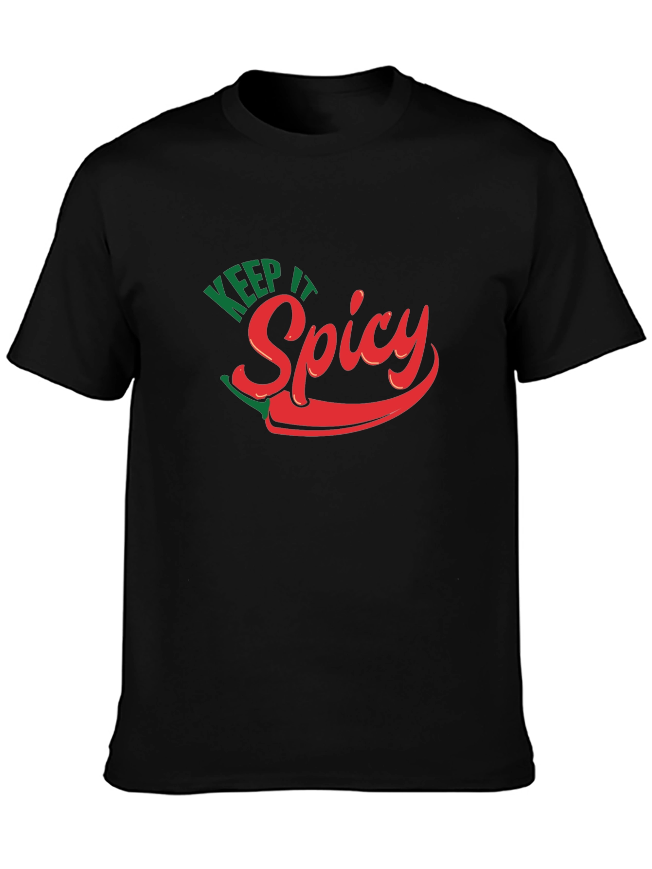 Keep It Spicy Graphic Tee - Chili Pepper Design - 3