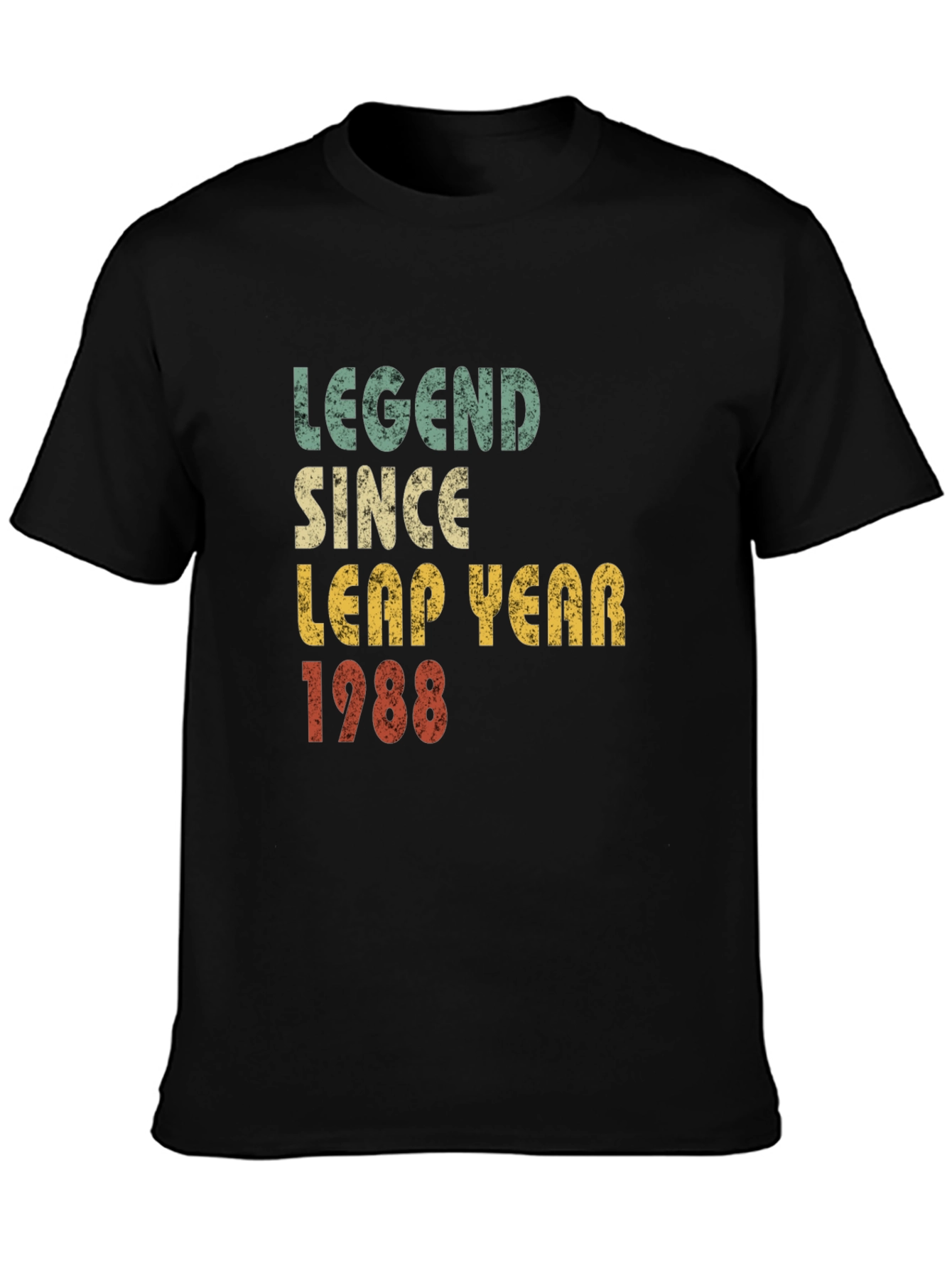 Black Legend Since Leap Year 1988 T-Shirt view 3