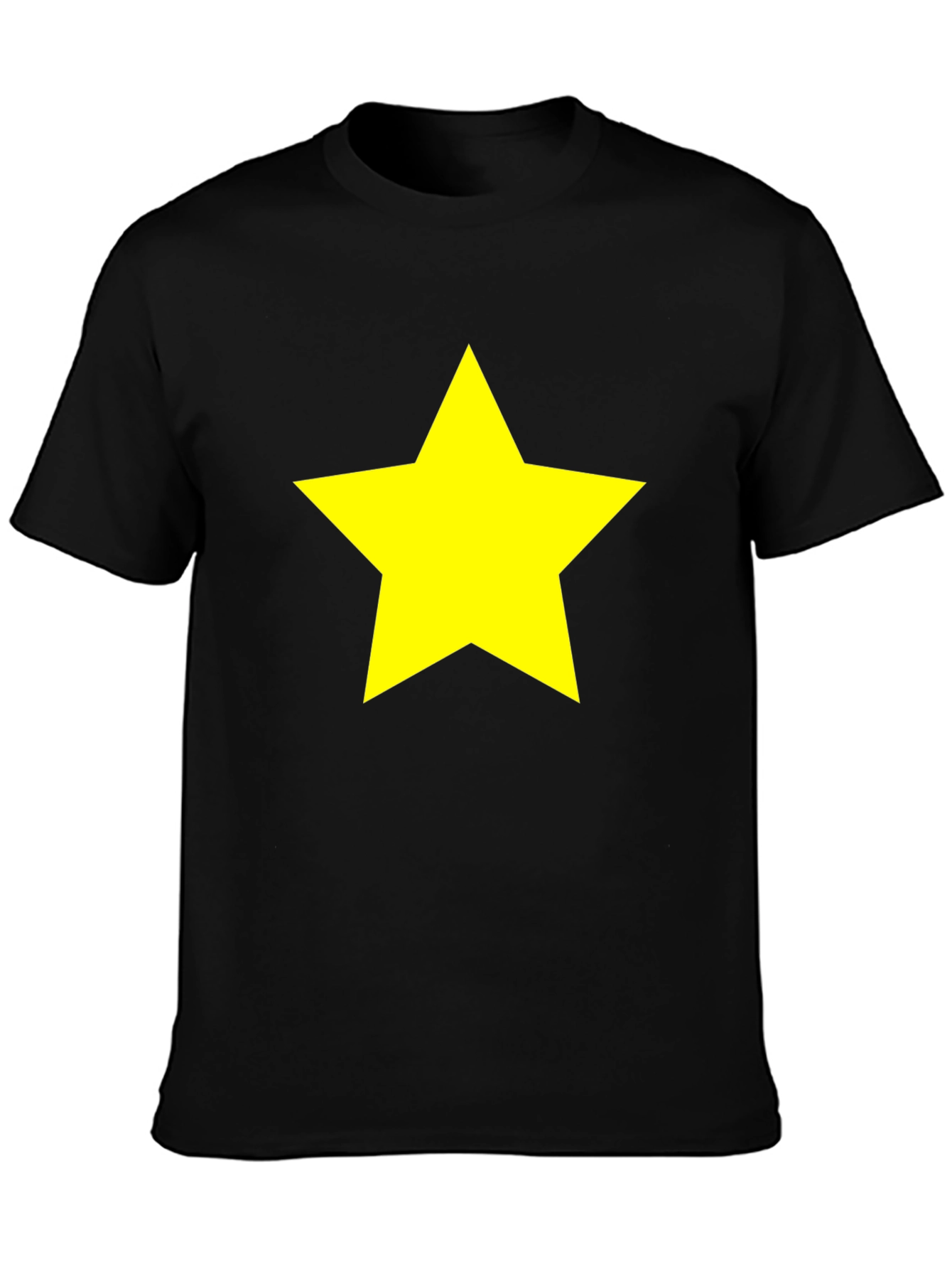 Black Star Graphic Black T-Shirt - Bold & Stylish view 3