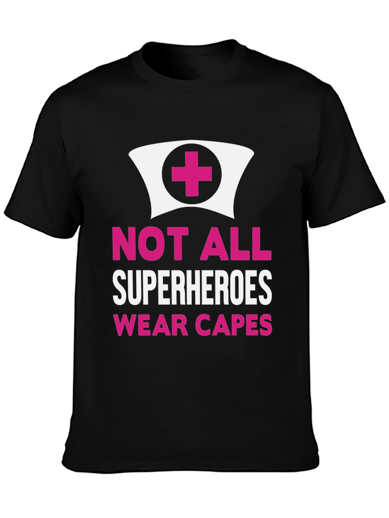 Not All Superheroes Wear Capes T-Shirt - Black - 3
