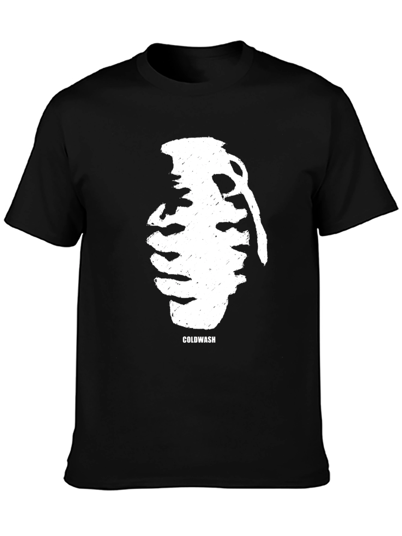 Black Coldwash Grenade Graphic Black T-Shirt view 3