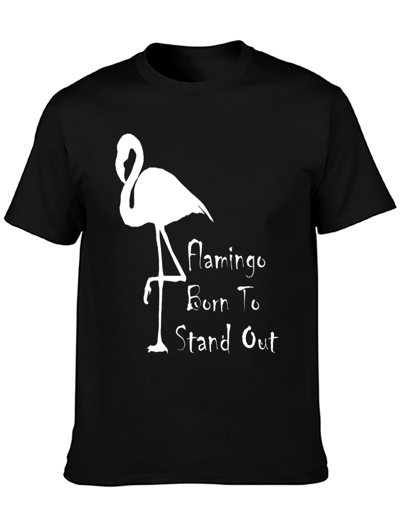 Black Flamingo Born To Stand Out Graphic Tee view 3