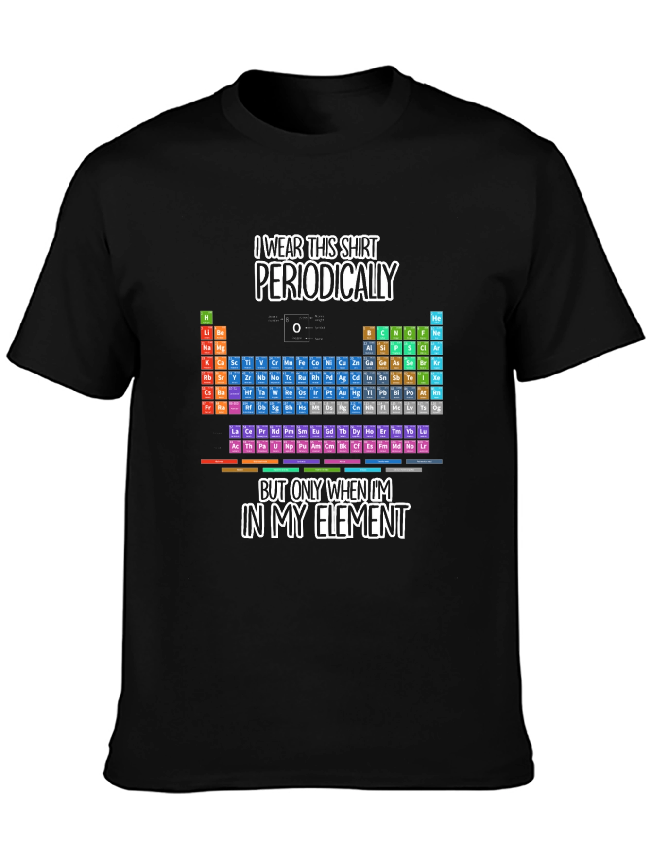 Periodic Table T-Shirt - "In My Element" Funny Science Tee - 3