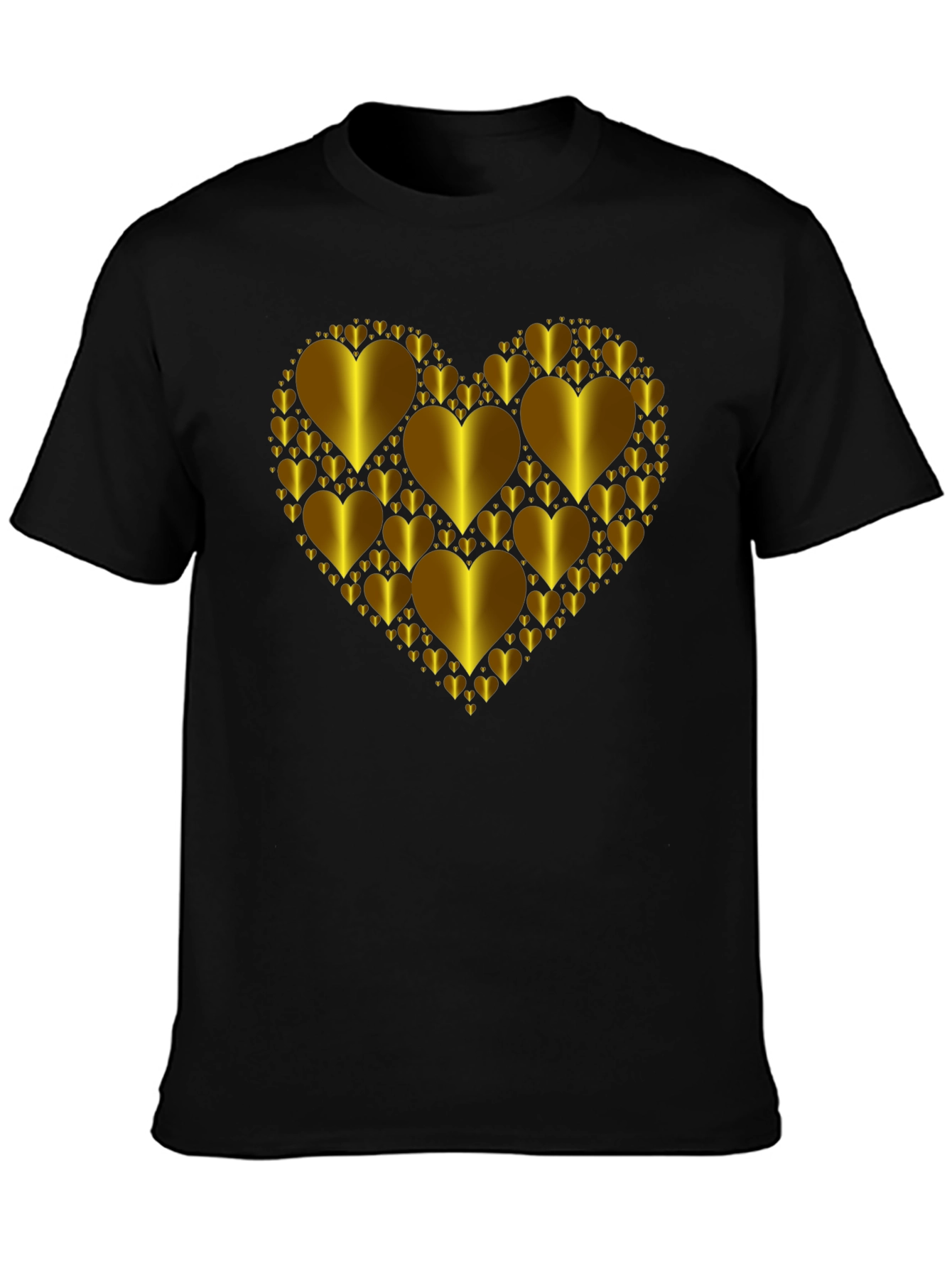 Black Heart of Gold Graphic Tee - Modern Fit view 3