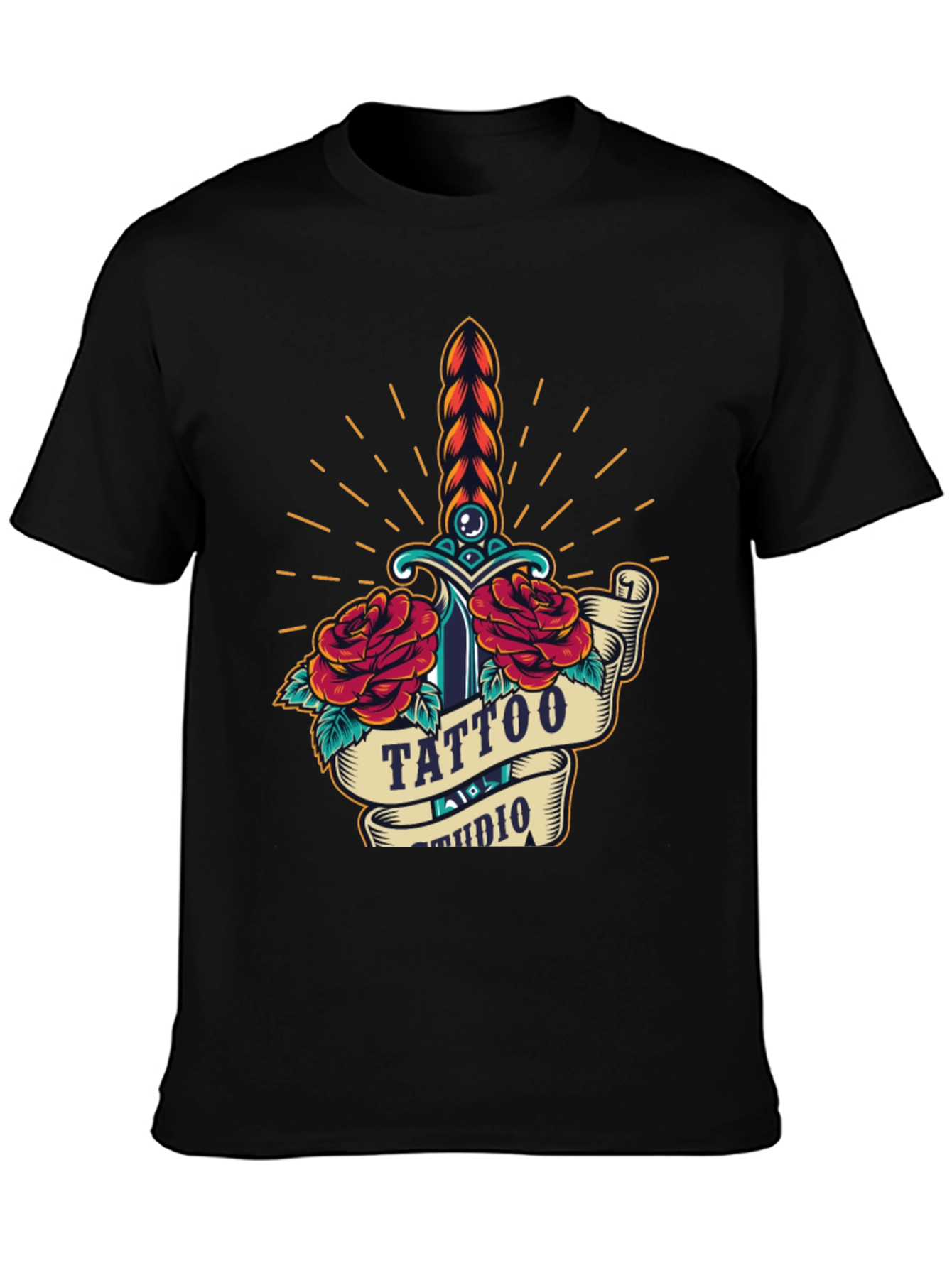 Tattoo Studio Graphic Tee - Unique Design, Casual Wear - 3