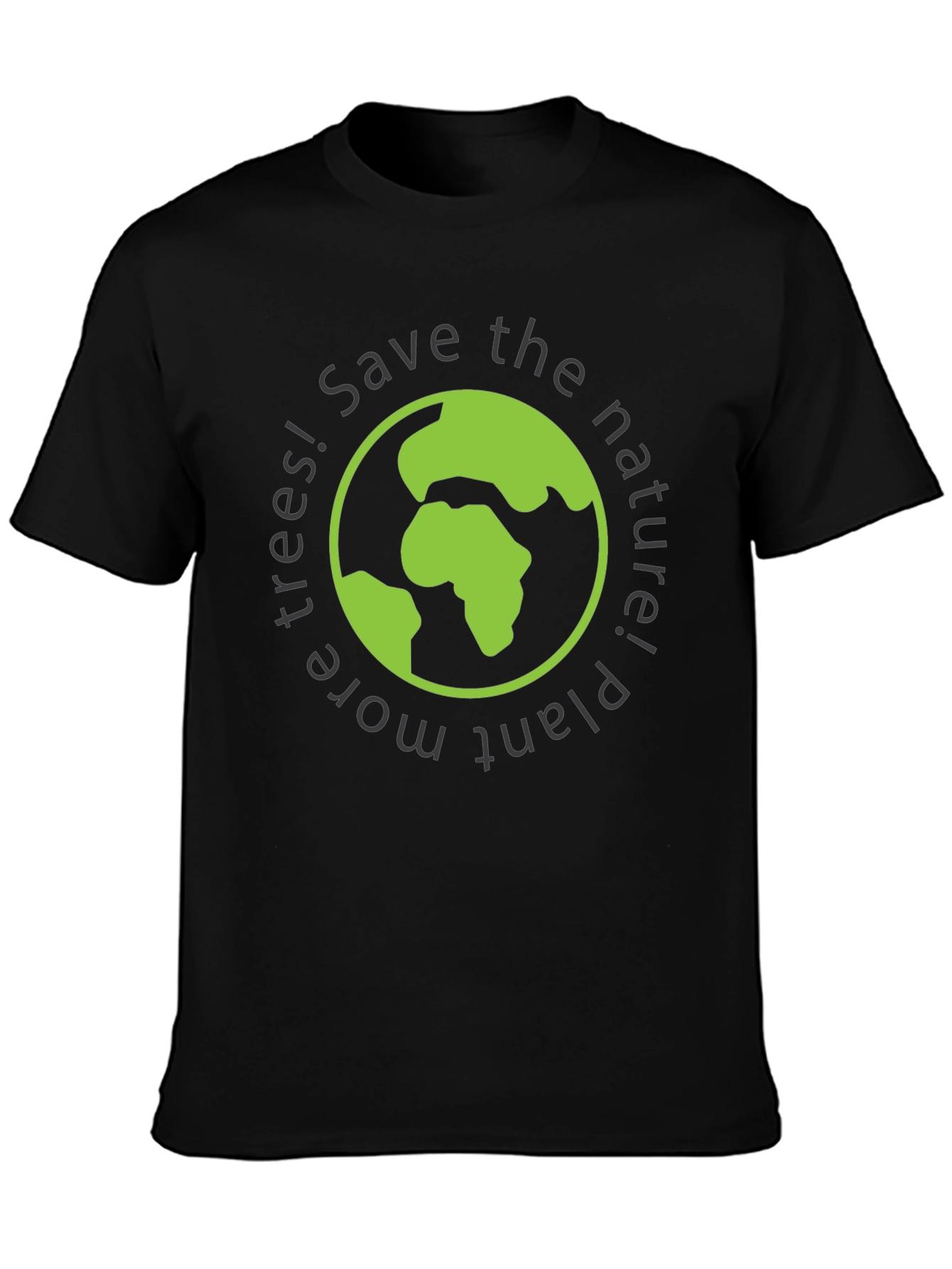 Eco-Friendly Save Nature Graphic Tee - 3