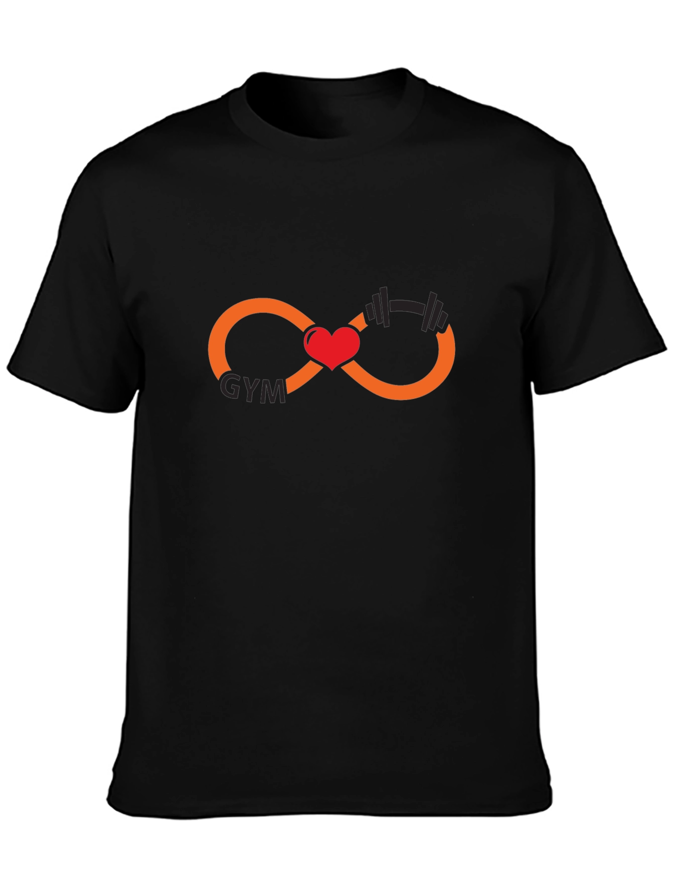 Black Love Gym Infinity T-Shirt view 3