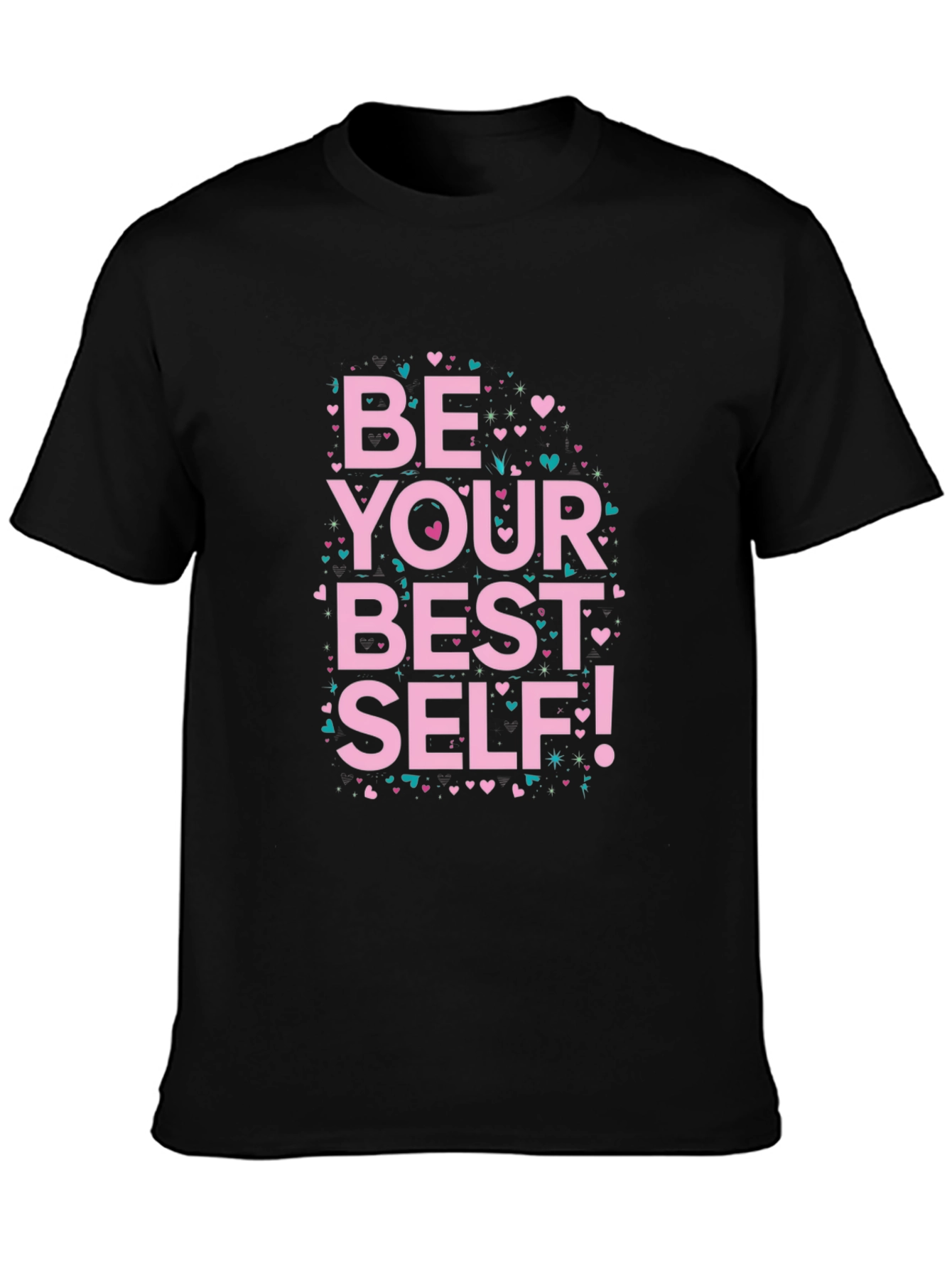 Black Be Your Best Self Graphic Tee view 3