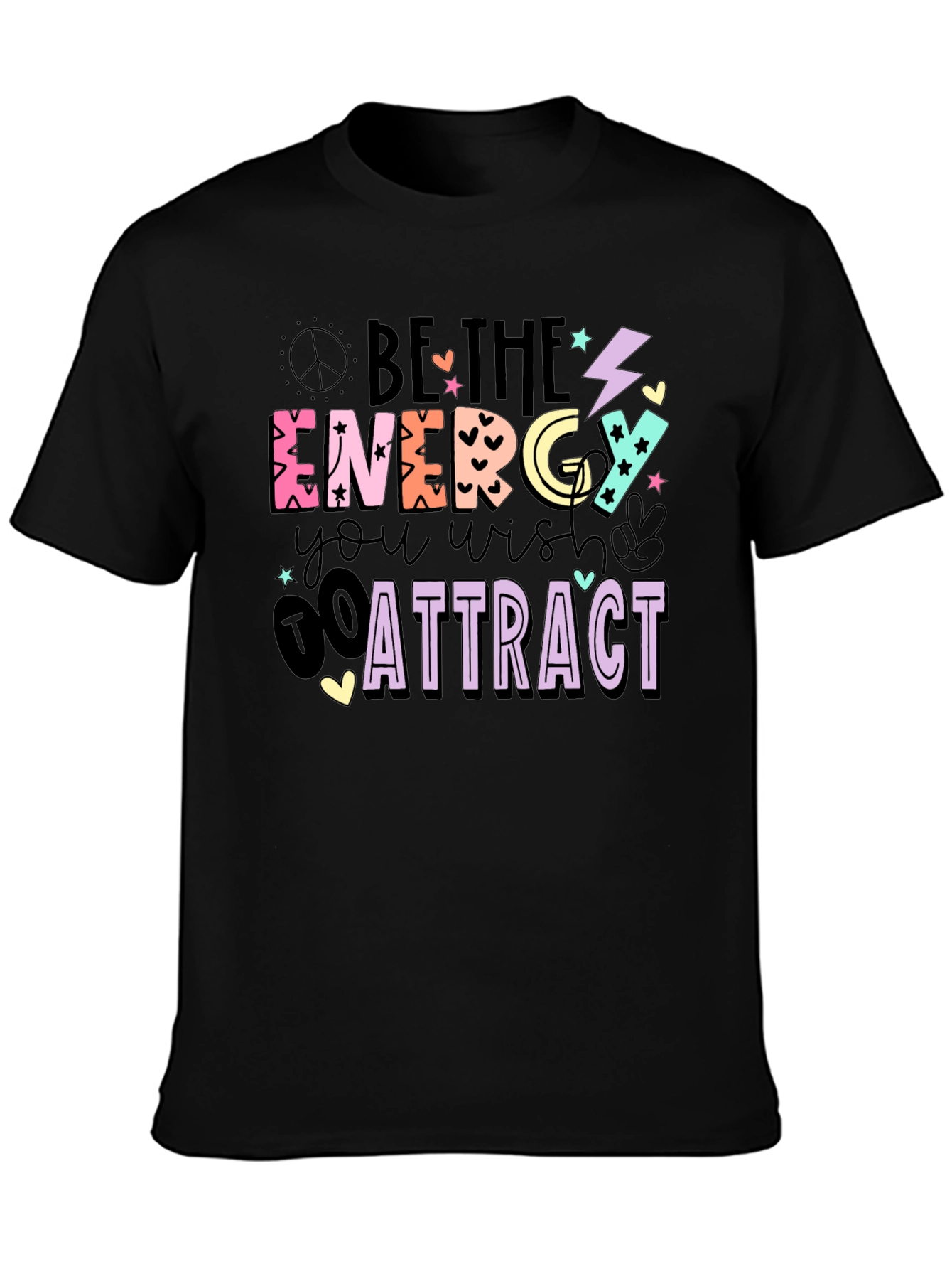 Black Be the Energy T-Shirt view 3