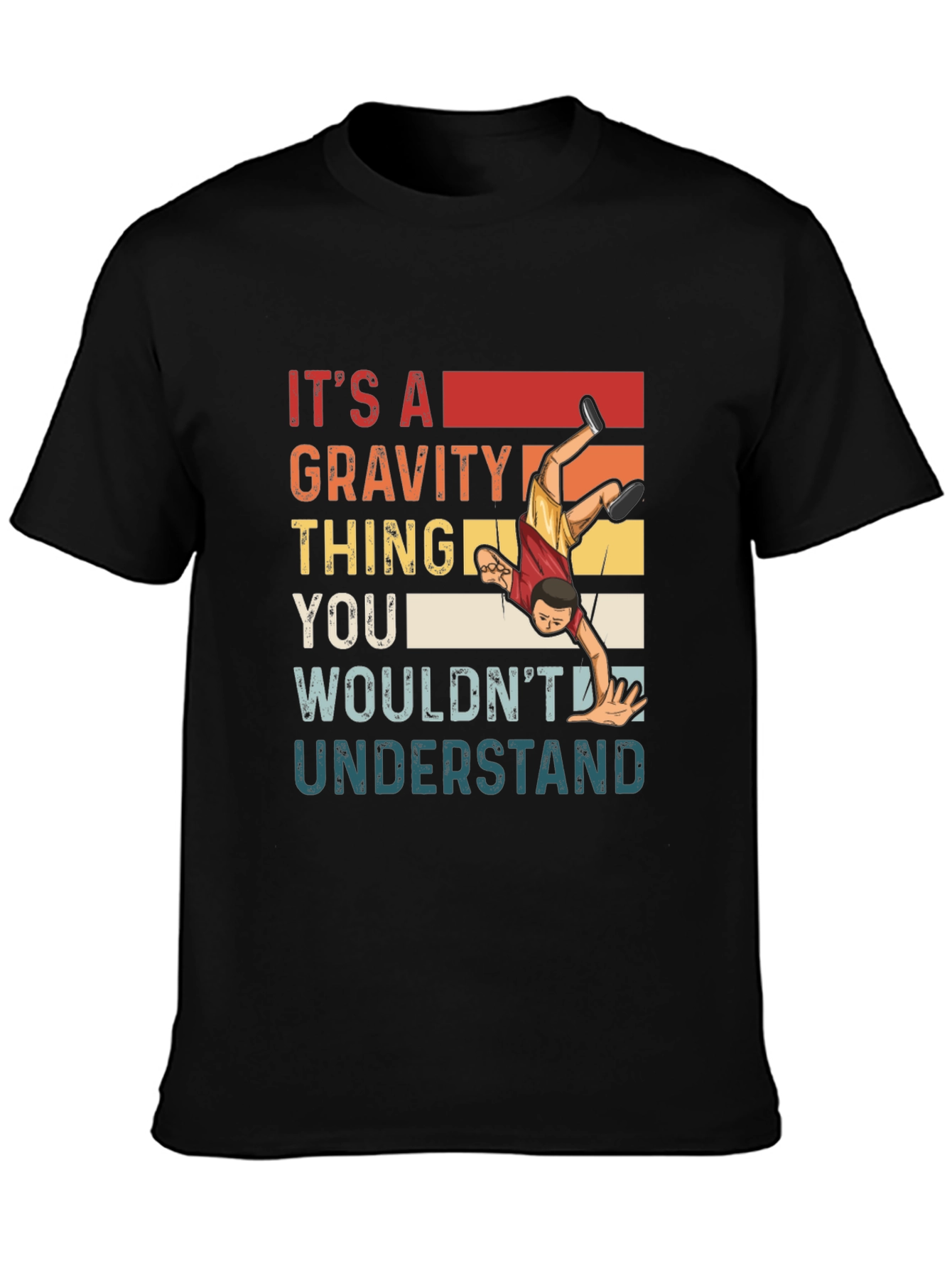 Black Gravity Thing T-Shirt view 3