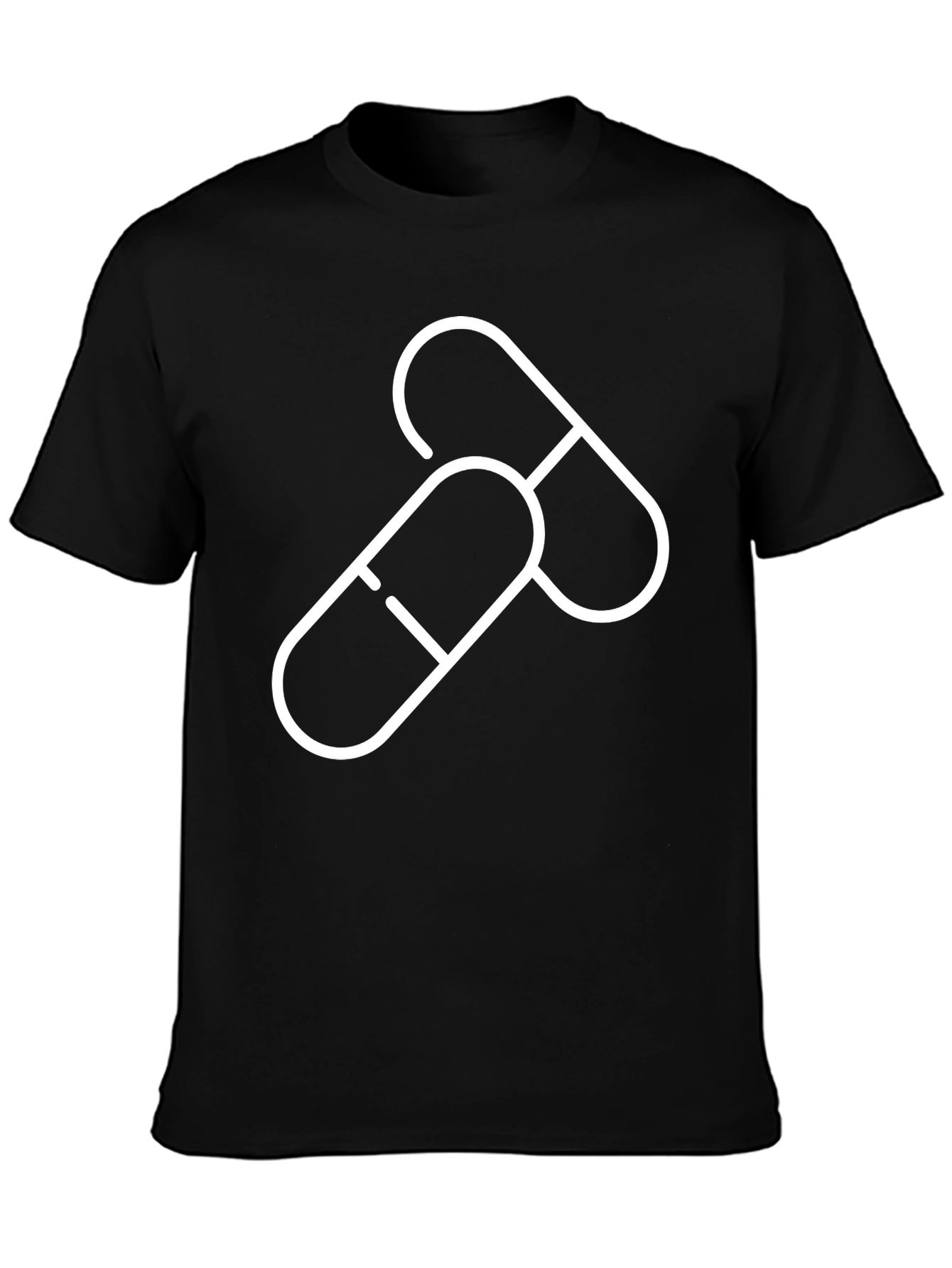 Black Pills Graphic Black T-Shirt view 3