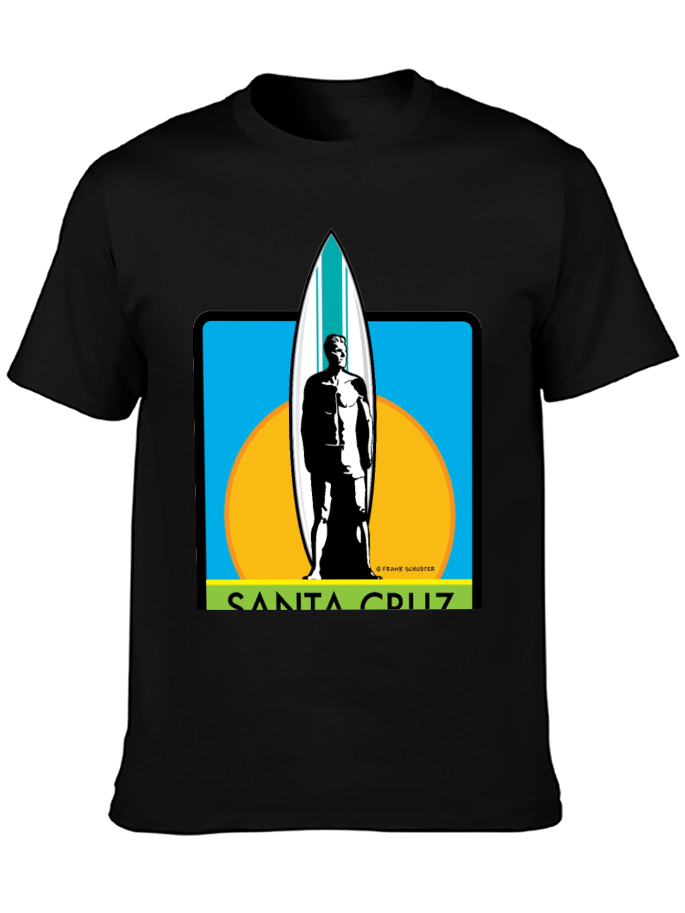 Santa Cruz Surfer Graphic Tee - Black - 3