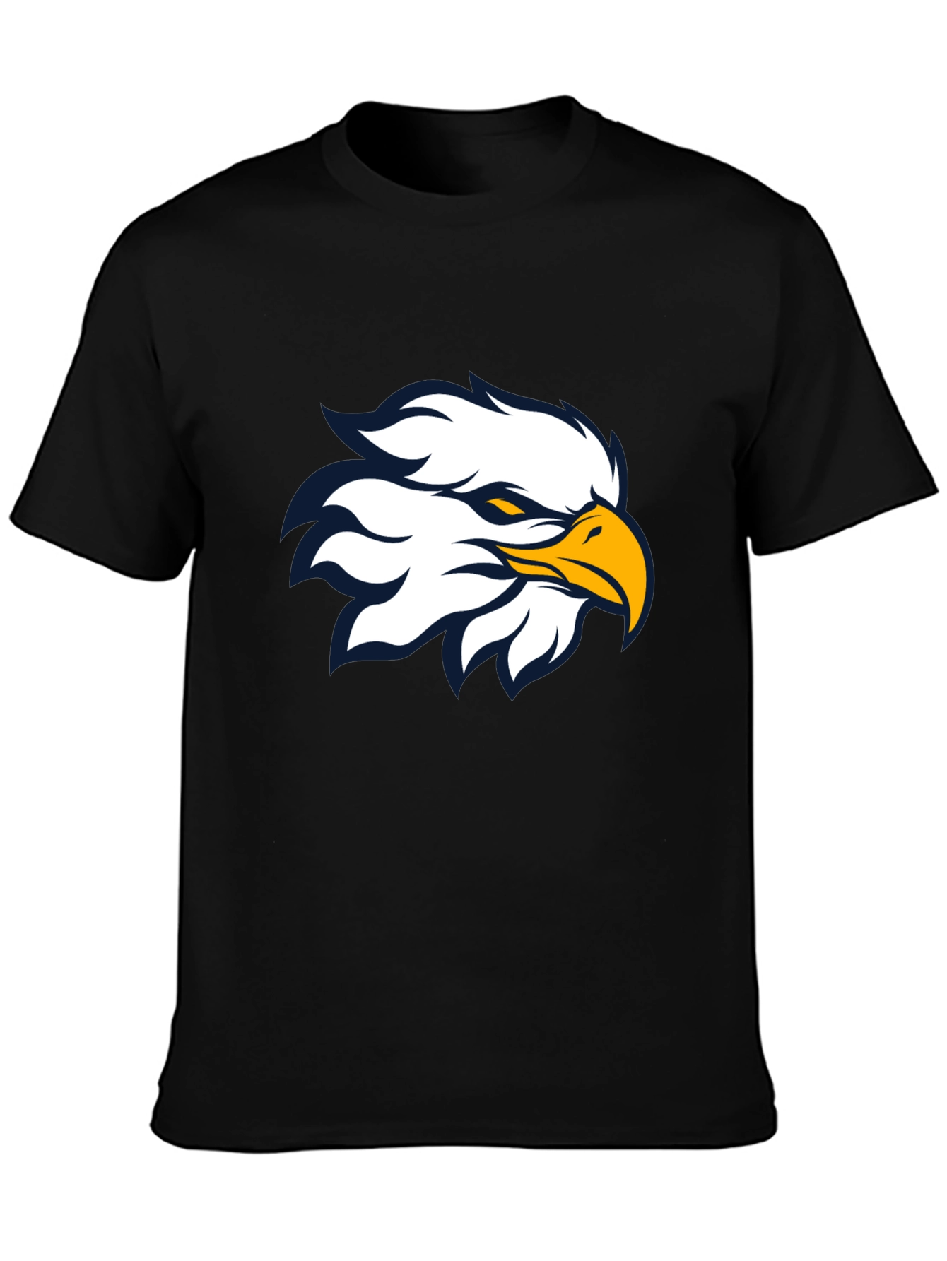 Black Eagle Graphic Black T-Shirt view 3