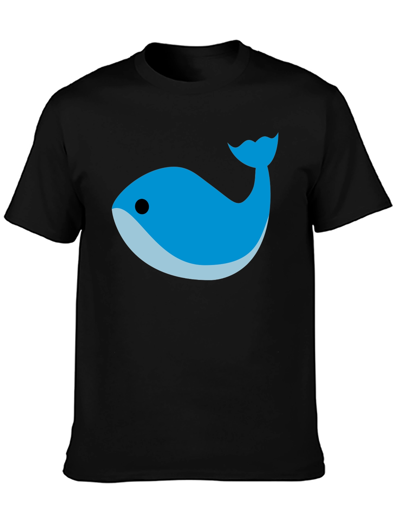 Black Whale Graphic Tee - Casual Comfort view 3