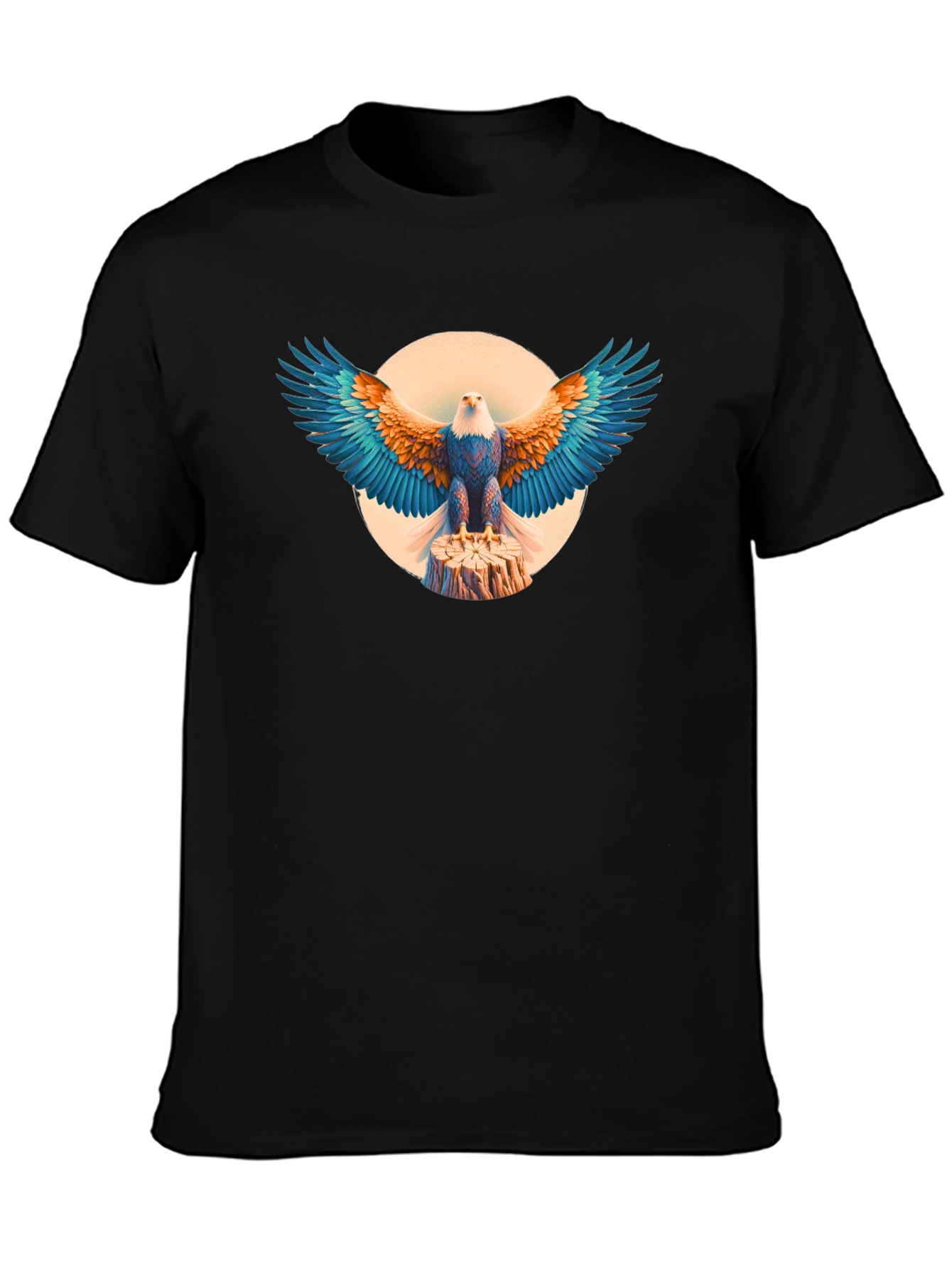 Black Eagle Graphic Tee - Bold Design, Classic Fit view 3