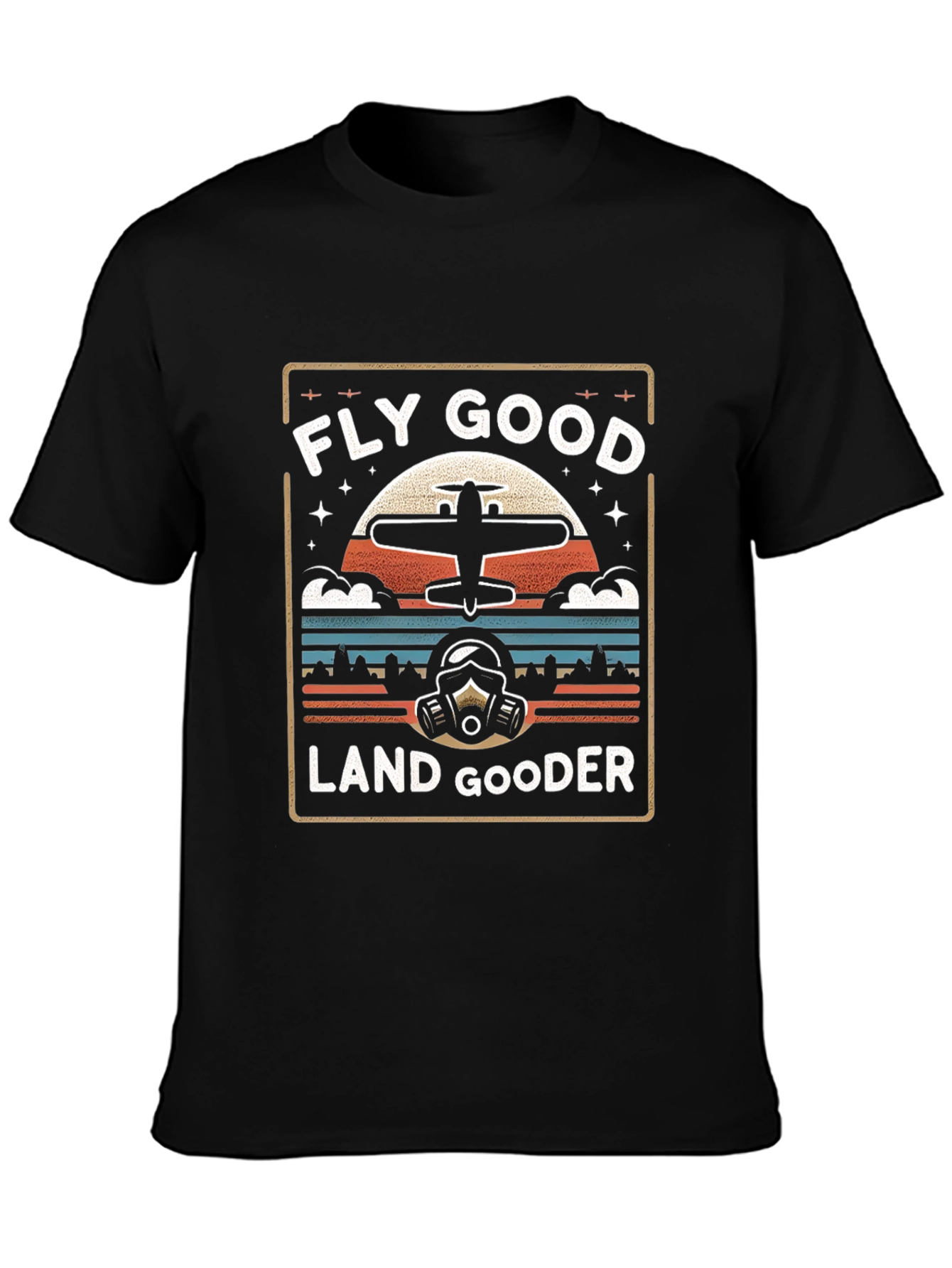 Black Fly Good Land Gooder Pilot T-Shirt view 3