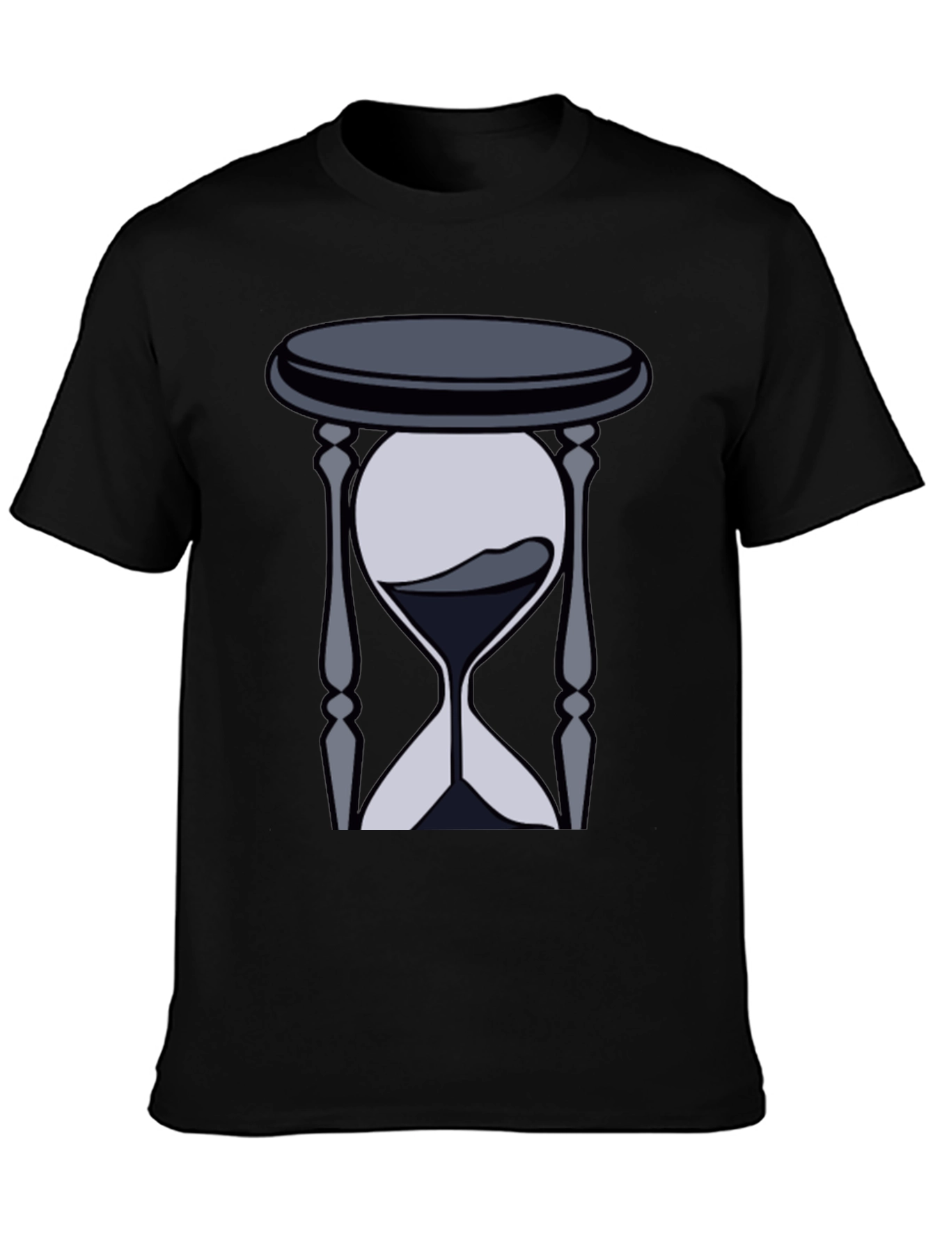 Black Hourglass Graphic Tee - Timeless Style view 3