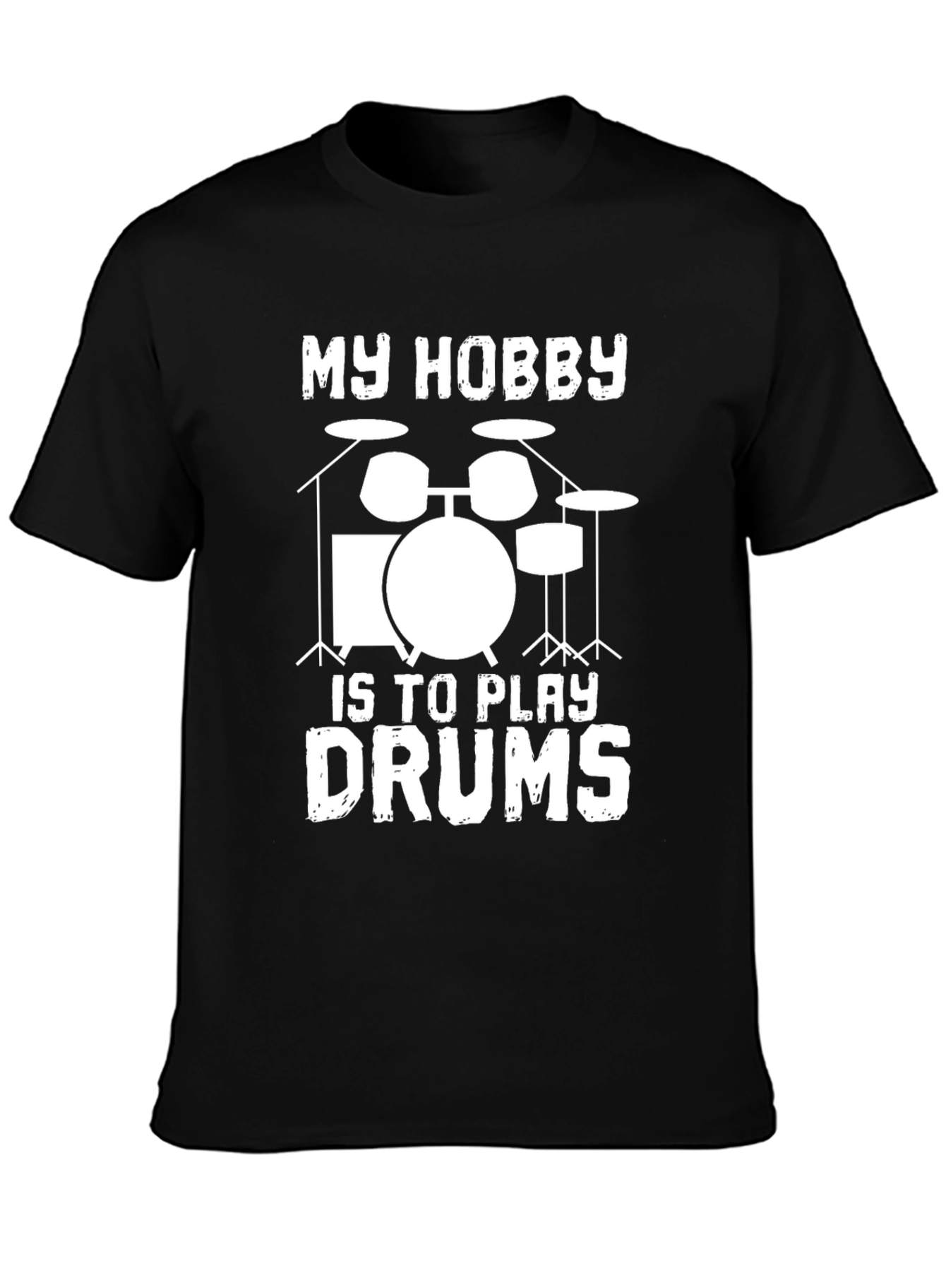 My Hobby is to Play Drums Graphic T-Shirt - 3