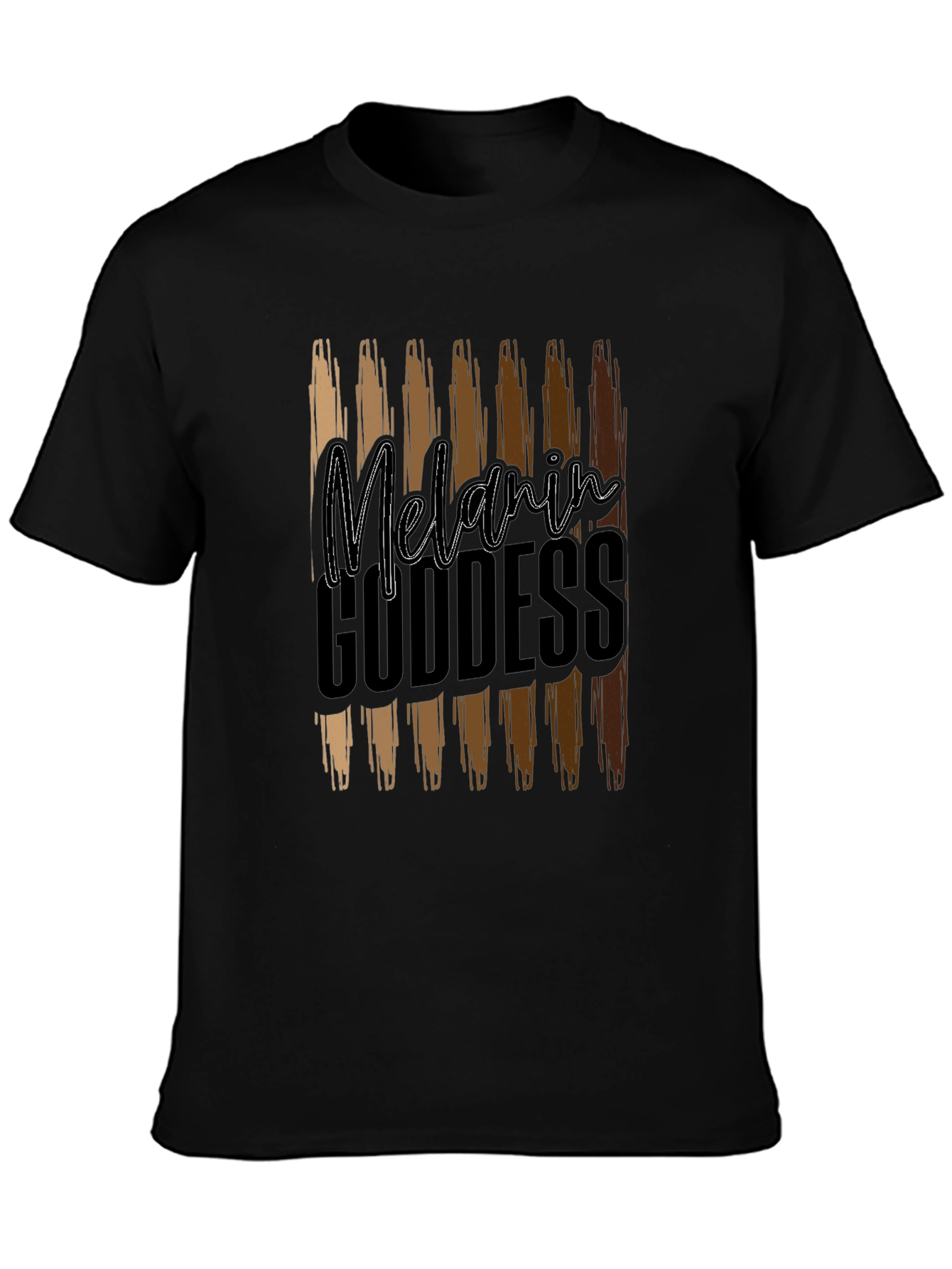 Black Melanin Goddess T-Shirt view 3