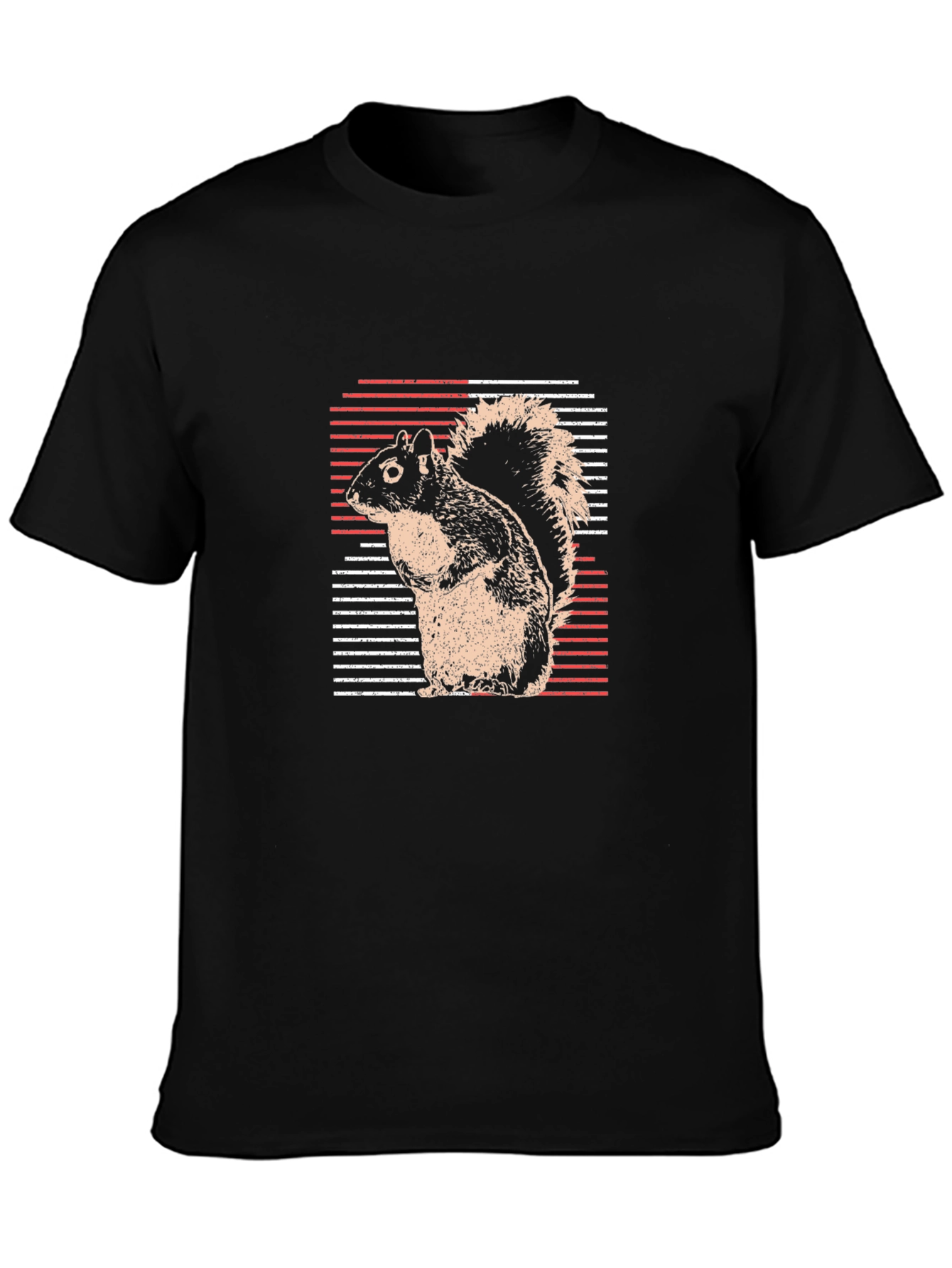 Black Squirrel Graphic Tee - Black view 3