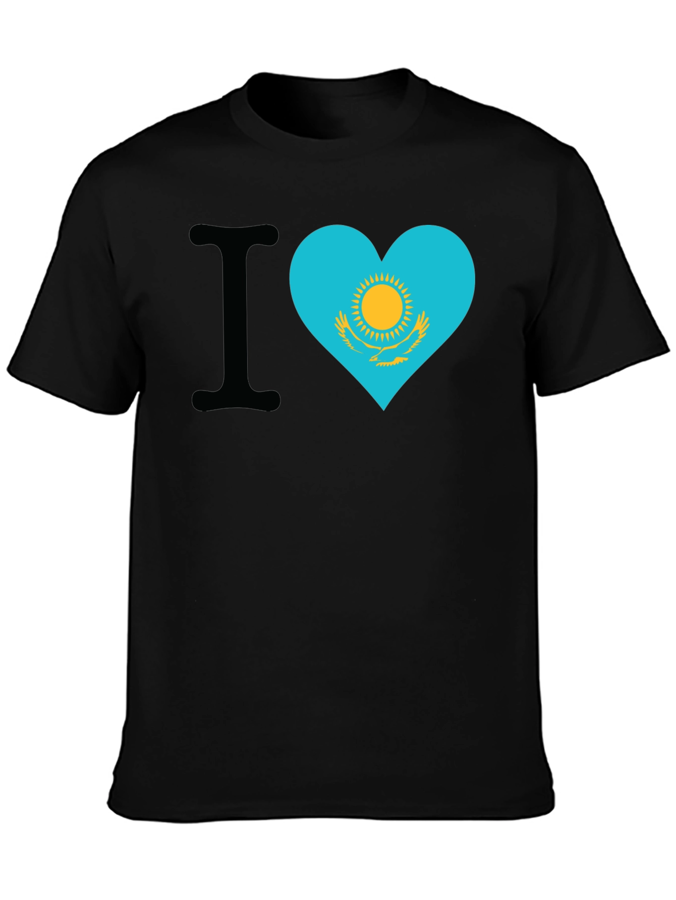 I Heart Kazakhstan Flag T-Shirt - 3