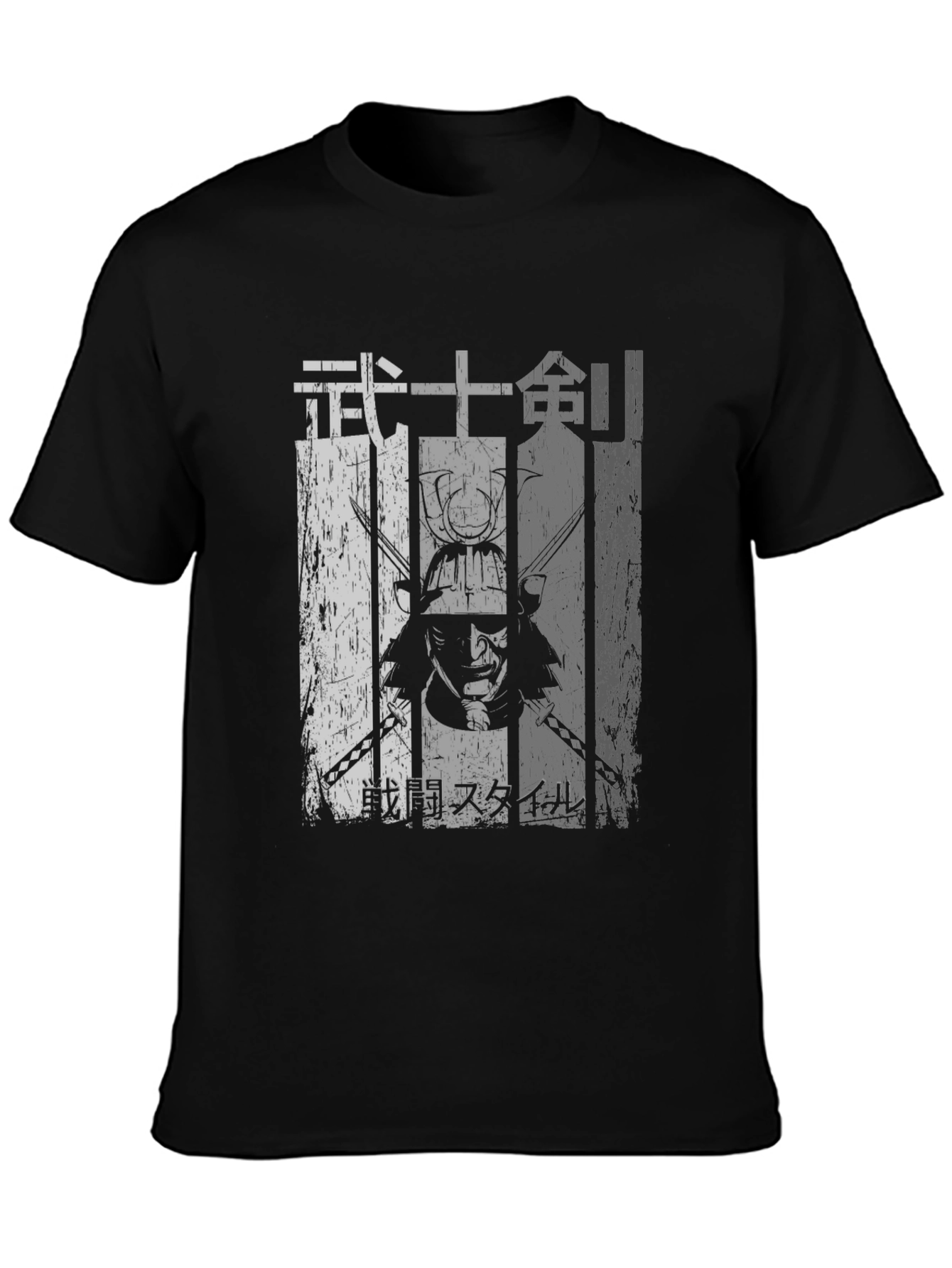 Black Samurai Graphic T-Shirt - Urban Style Tee view 3