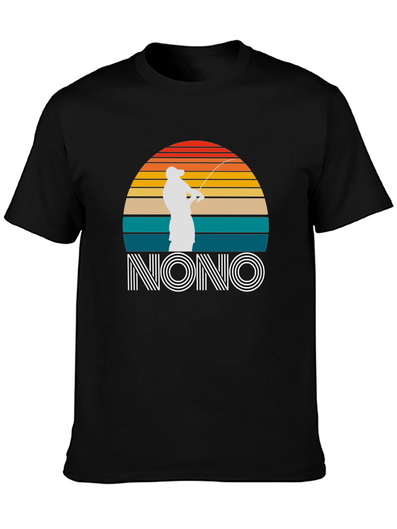 Retro Fishing T-Shirt - Nono Gift Idea - 3