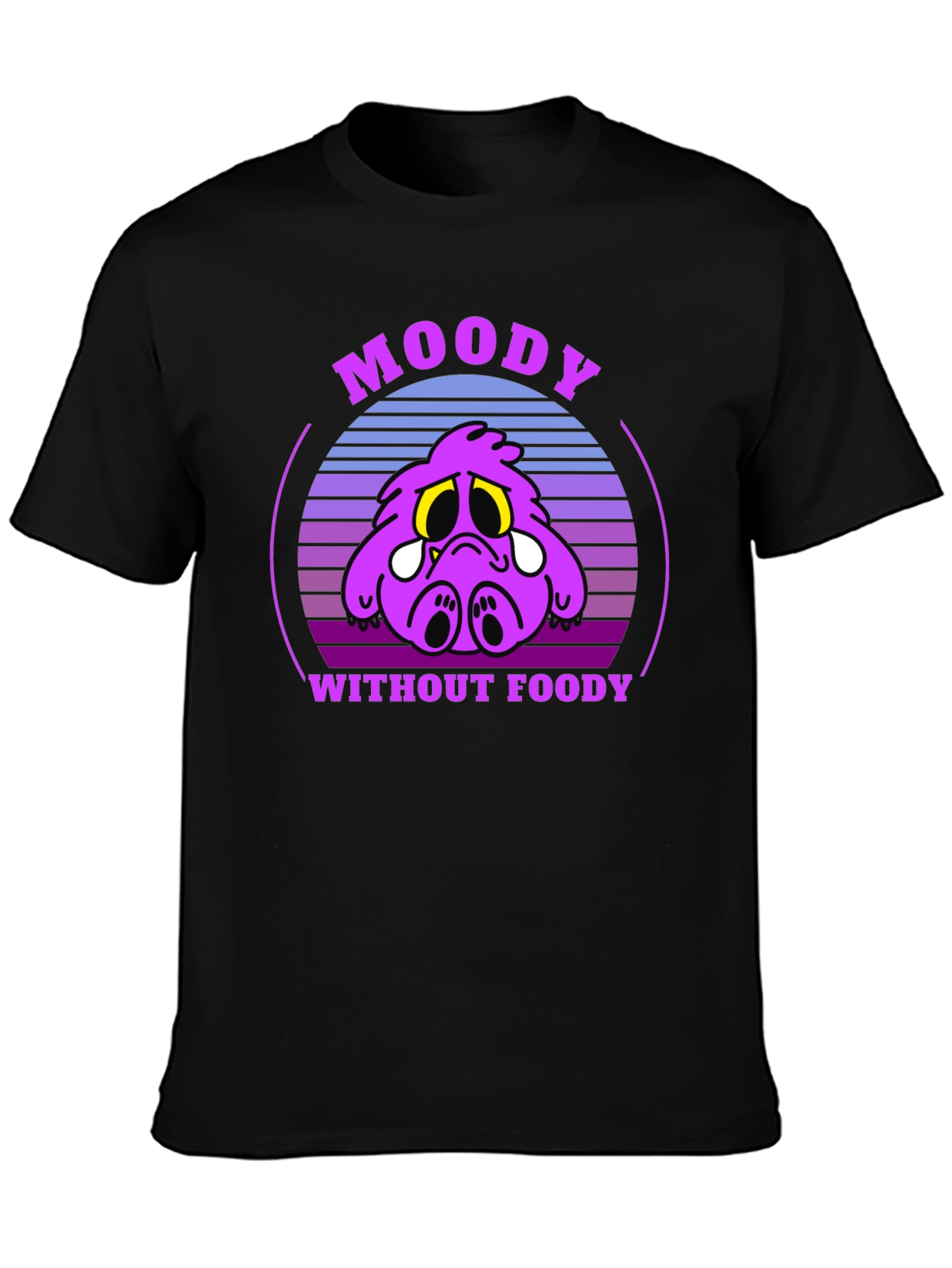 Black Moody Without Foody Graphic Tee view 3