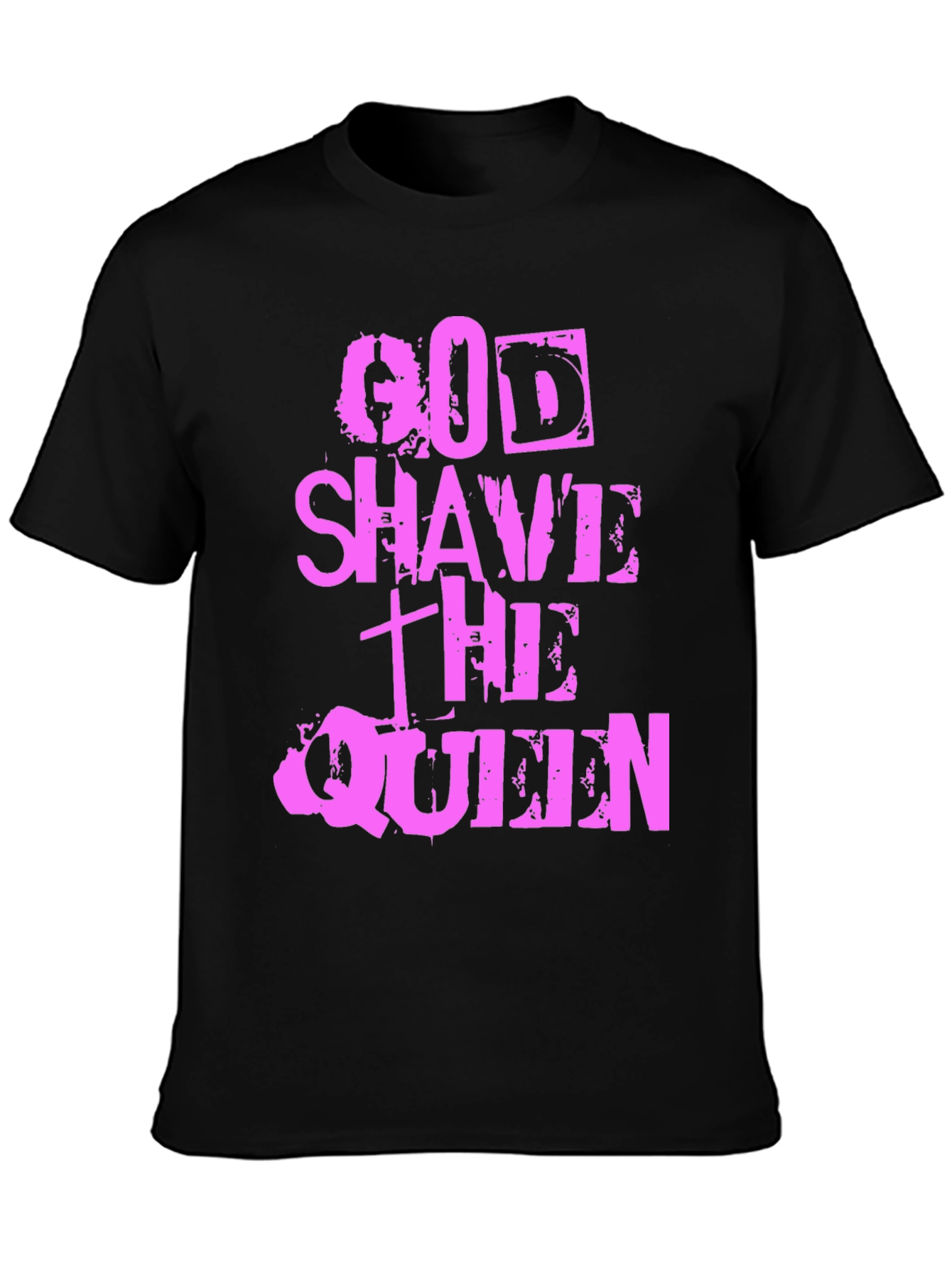 Black God Shave the Queen Graphic Tee view 3