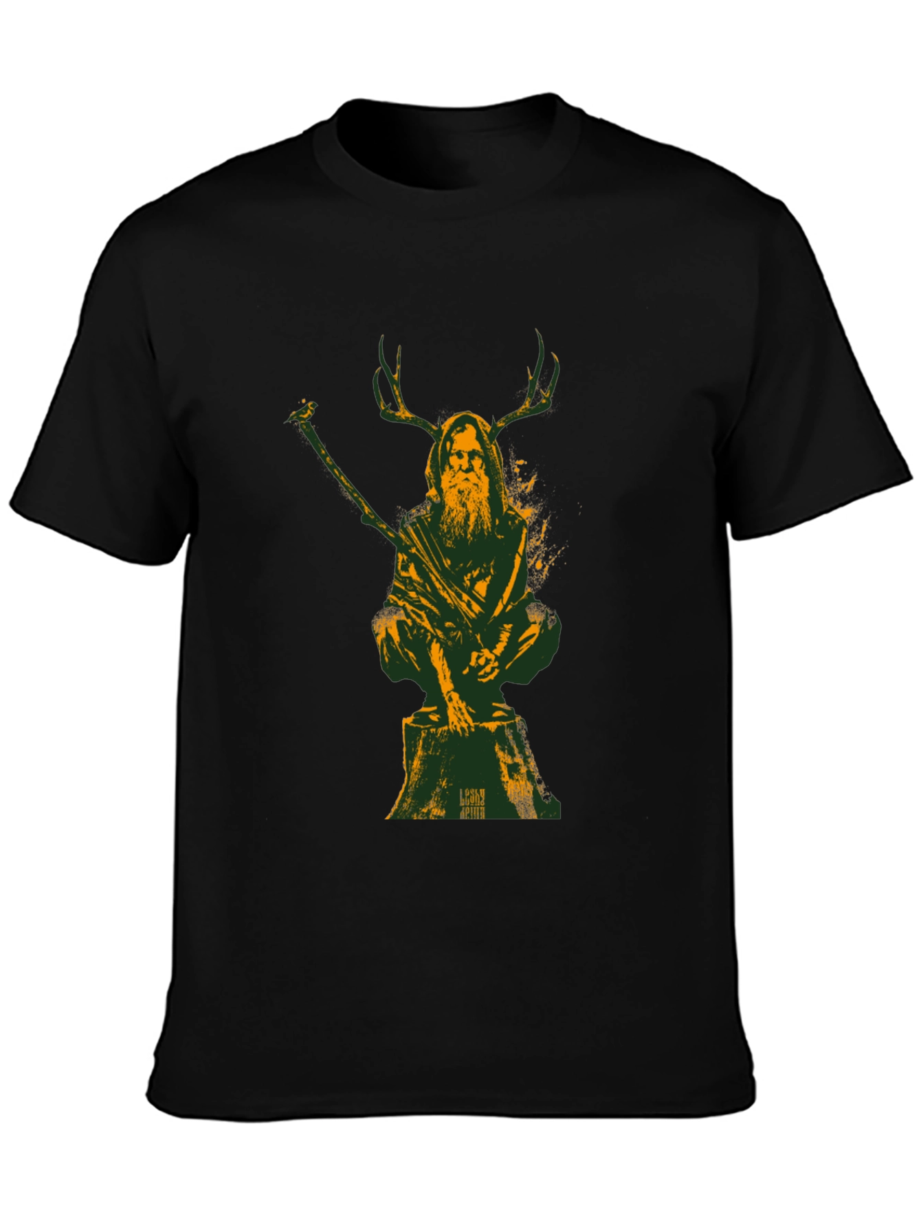 Druid Graphic Tee - Forest Spirit Shirt - 3