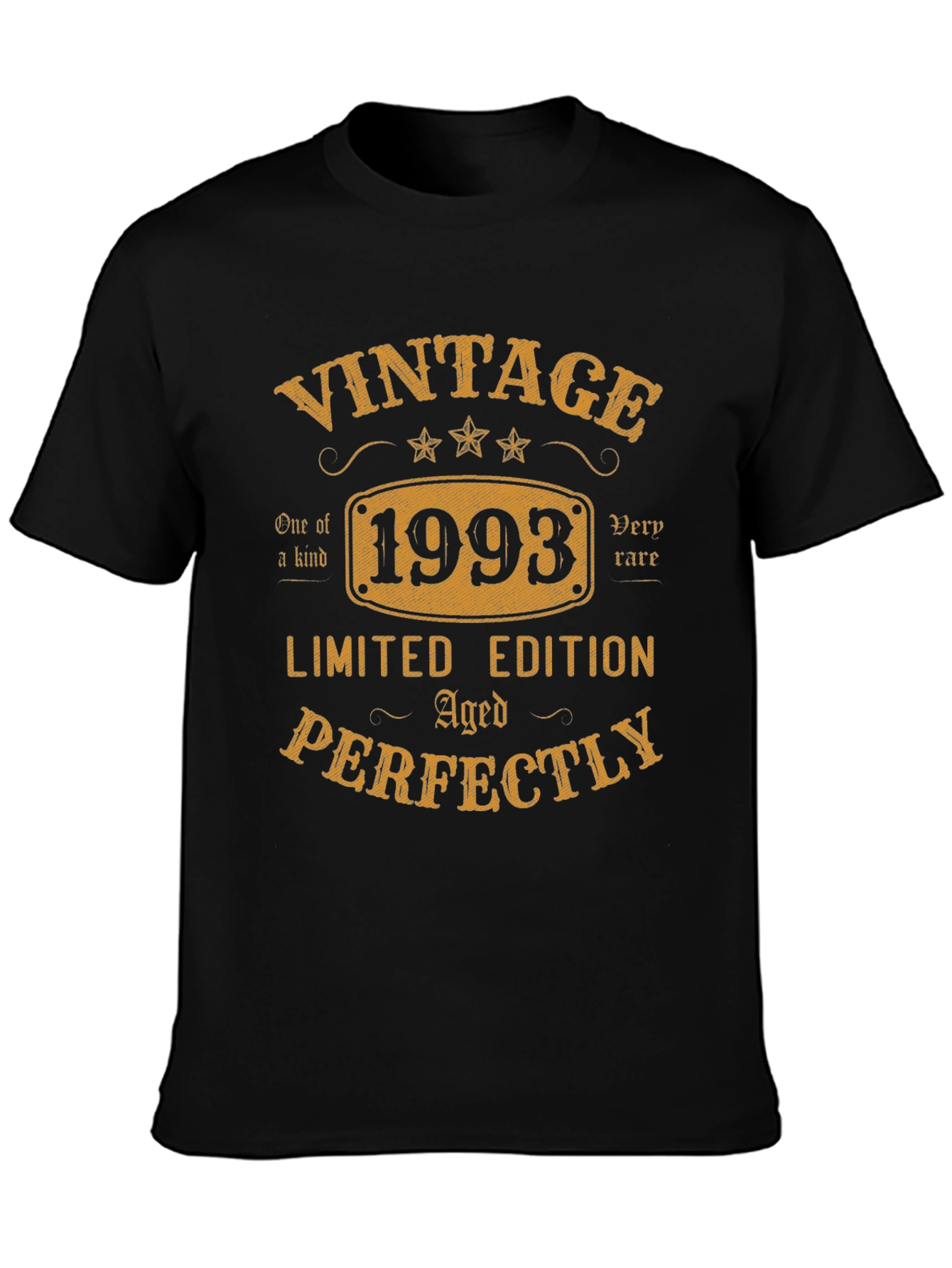 Black Vintage 1993 Limited Edition Aged Perfectly T-Shirt view 3