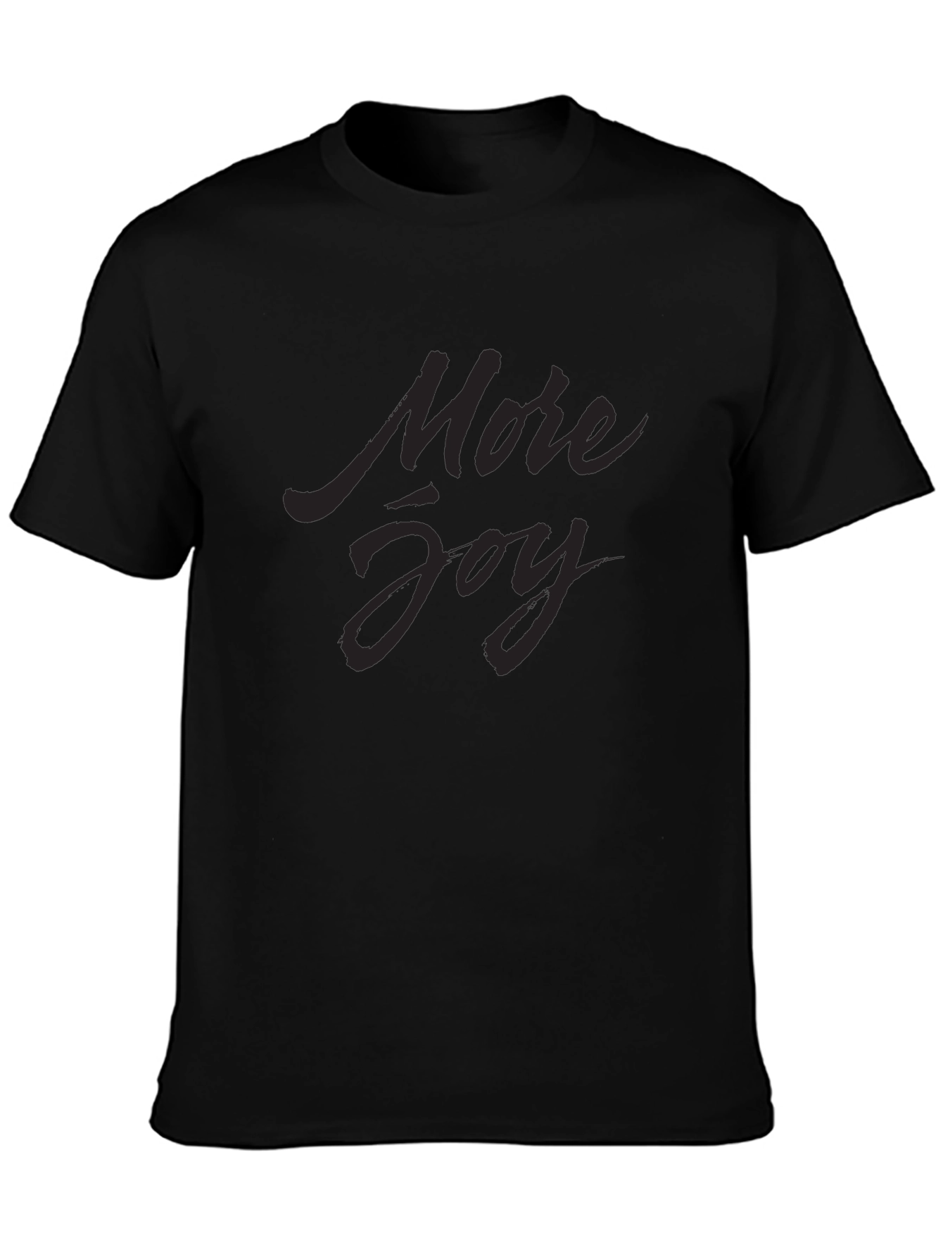 Black More Joy Black Graphic Tee - Casual Comfort view 3