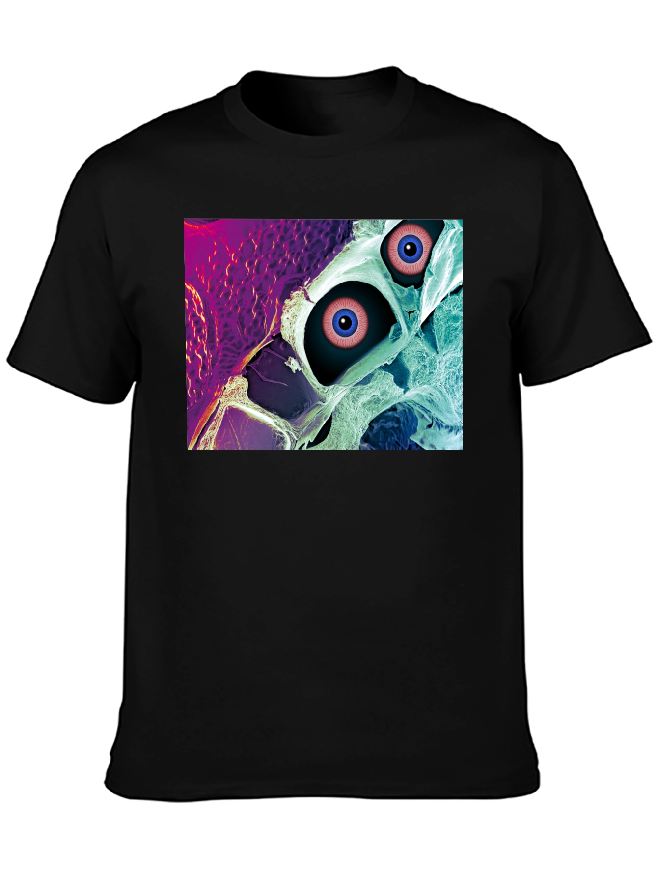 Black Eye See You Graphic T-Shirt - Unique Design view 3