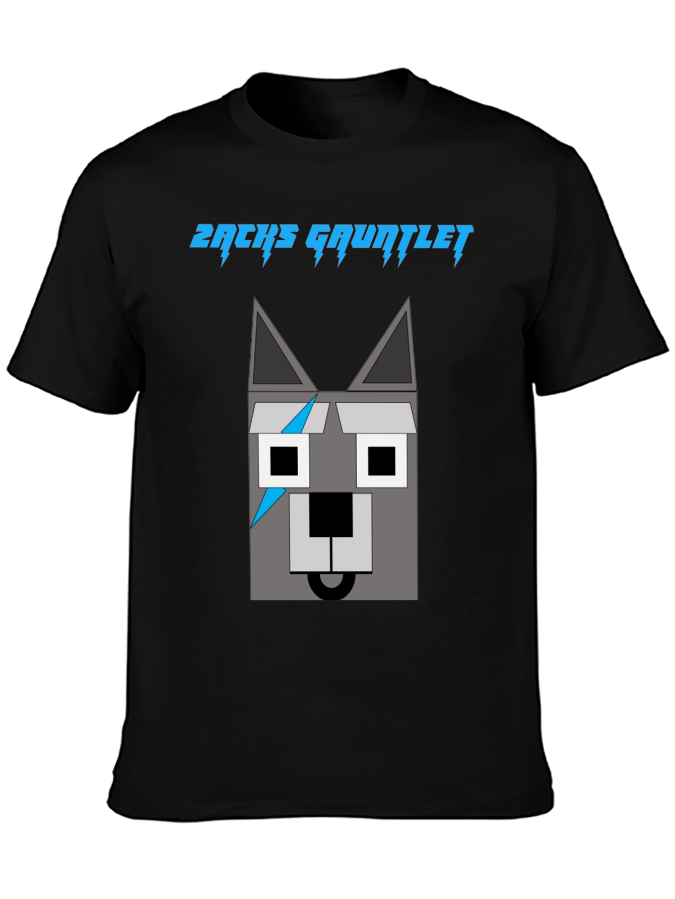 Black Zachs Gauntlet Graphic T-Shirt view 3