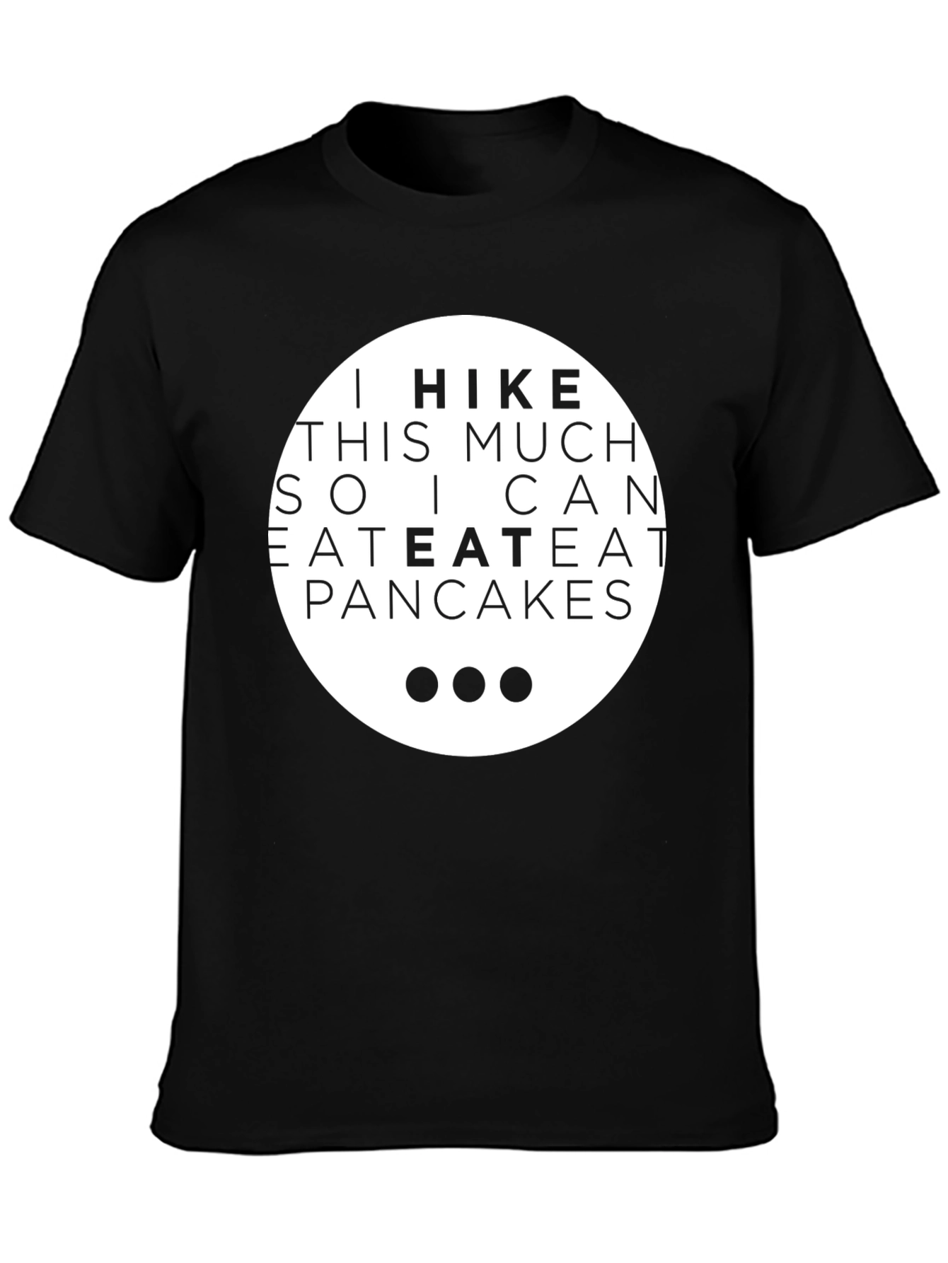 Funny Hiking & Pancakes Graphic Tee - 3