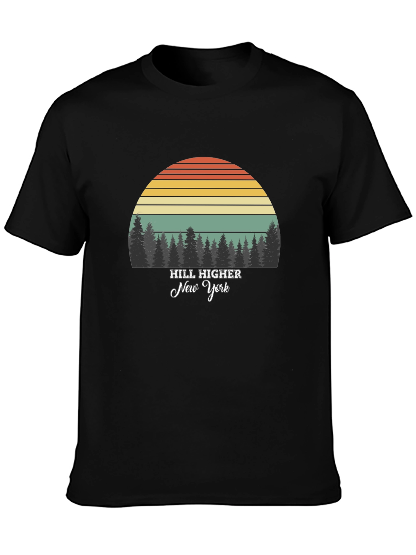 Black Hill Higher New York Retro Graphic Tee view 3