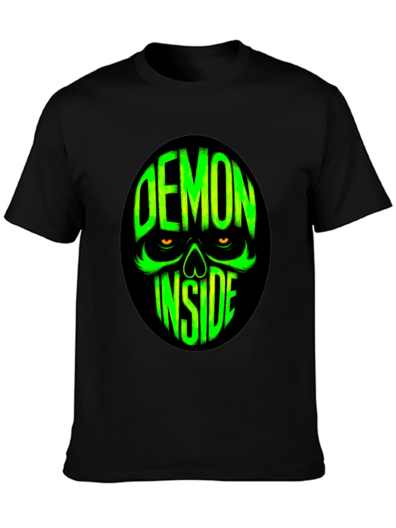 Black Demon Inside Graphic Tee - Black view 3